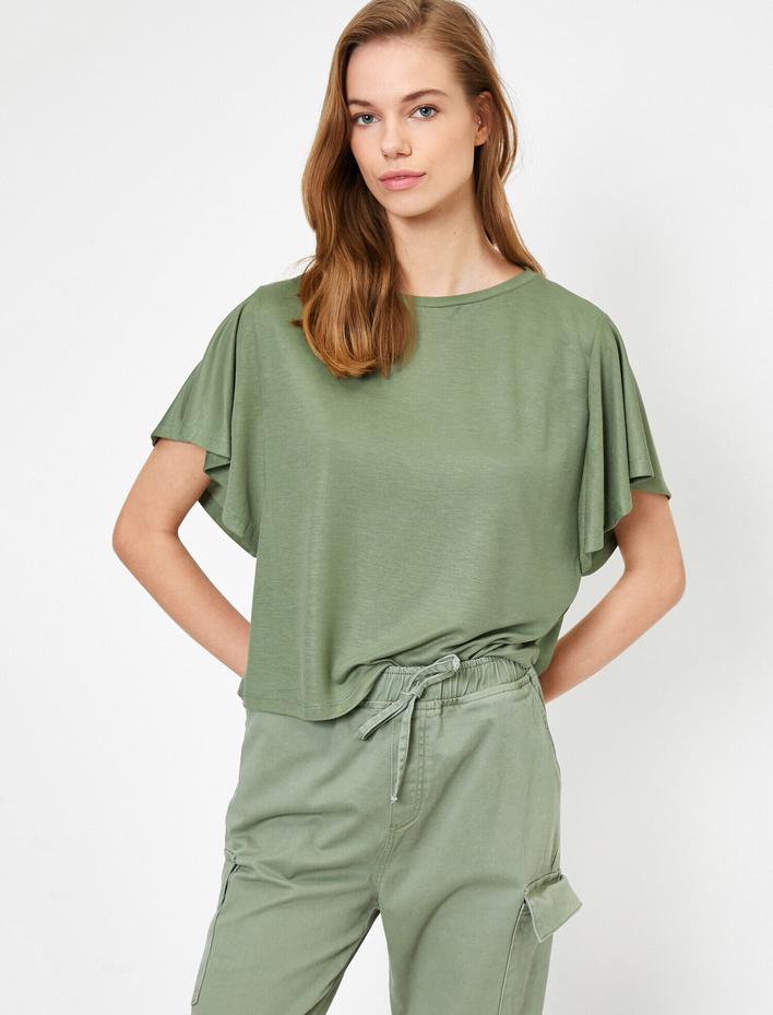  Bisiklet Yaka Kısa Kollu Tişört