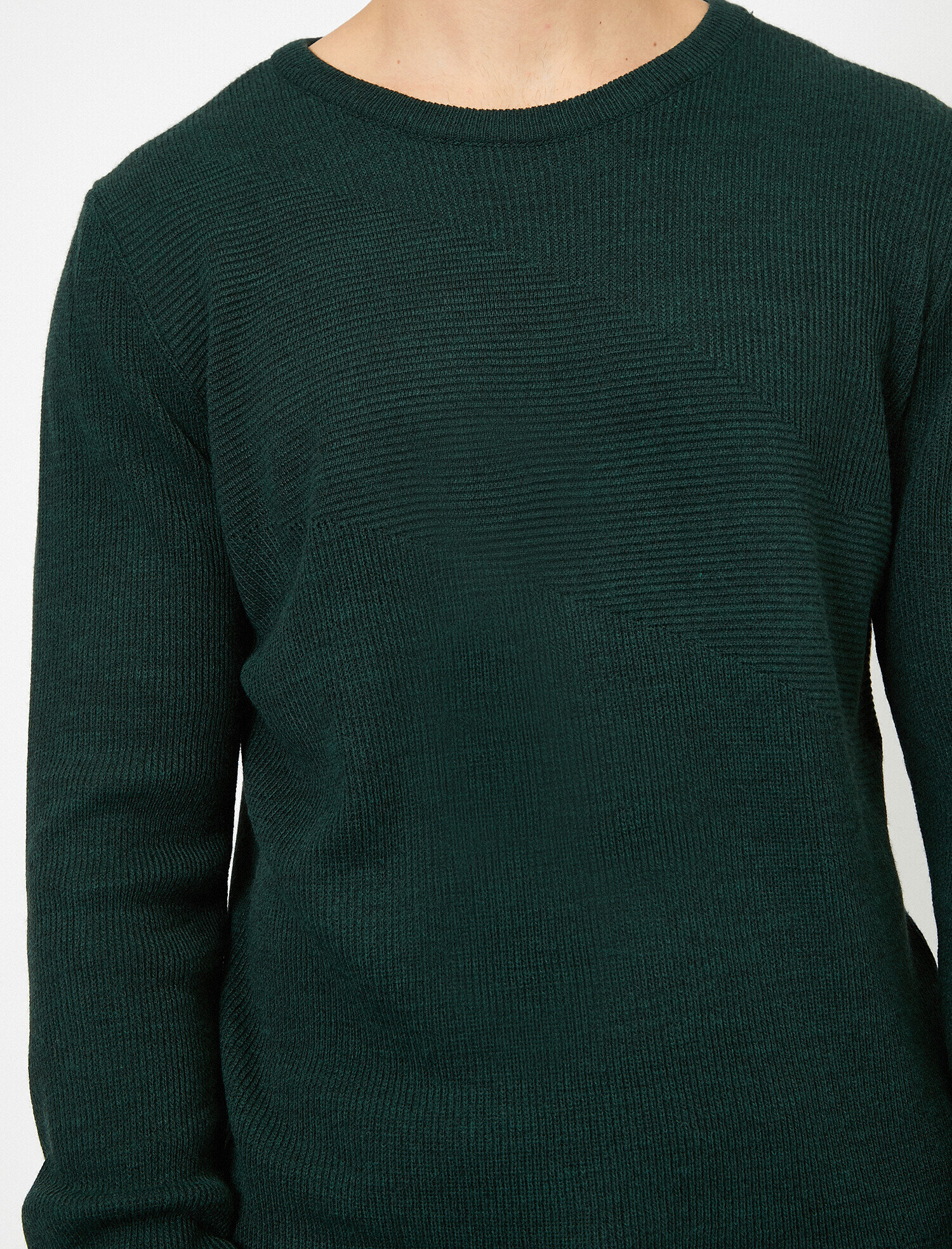   Bisiklet Yaka Triko Kazak