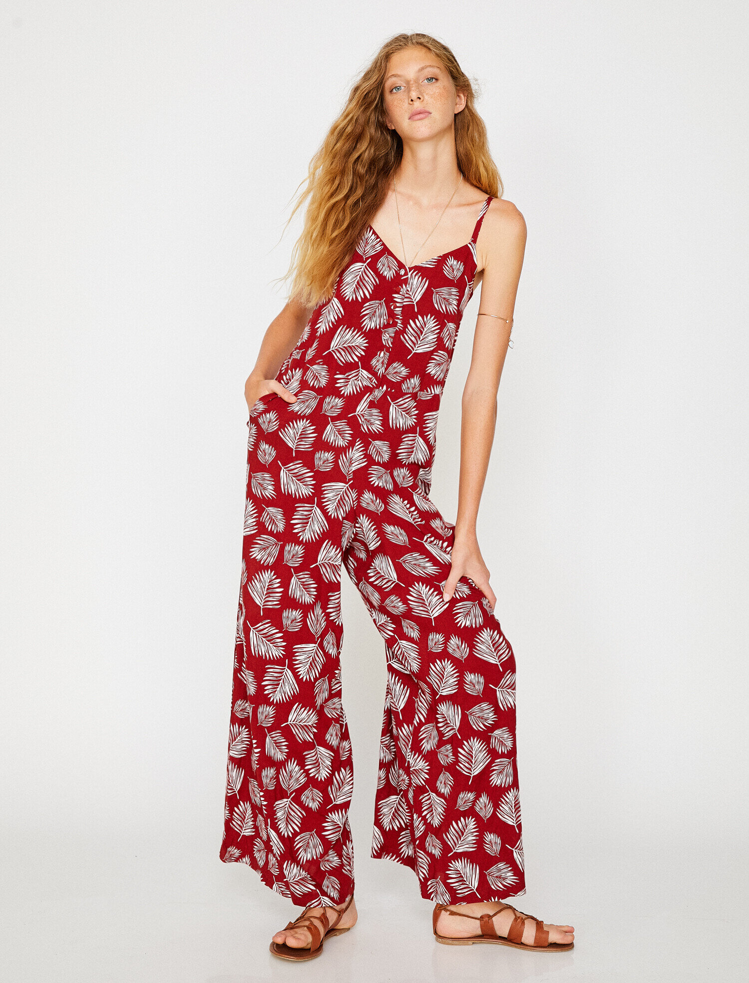   Çiçek Desenli Tulum