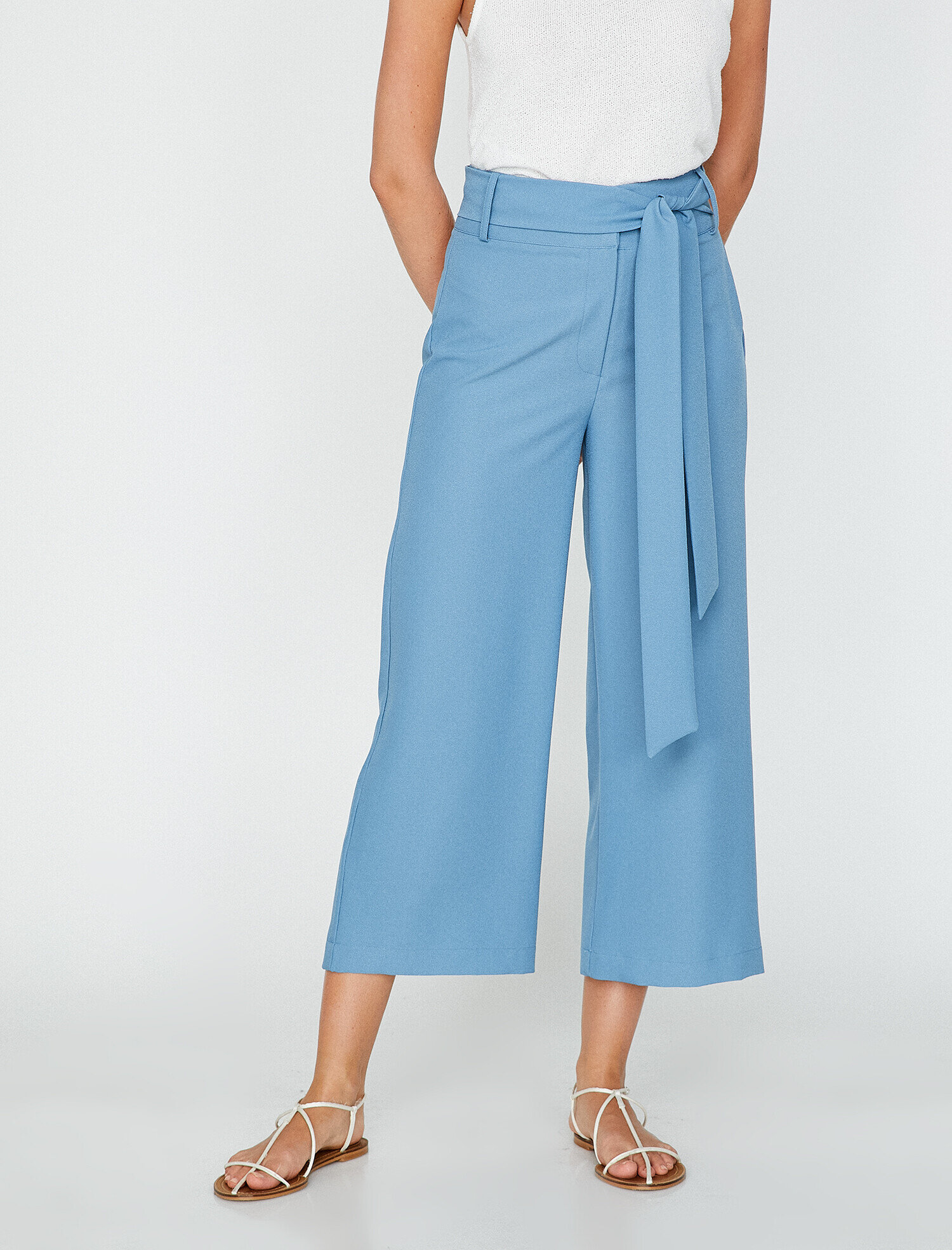   Beli Bağlamalı Pantolon