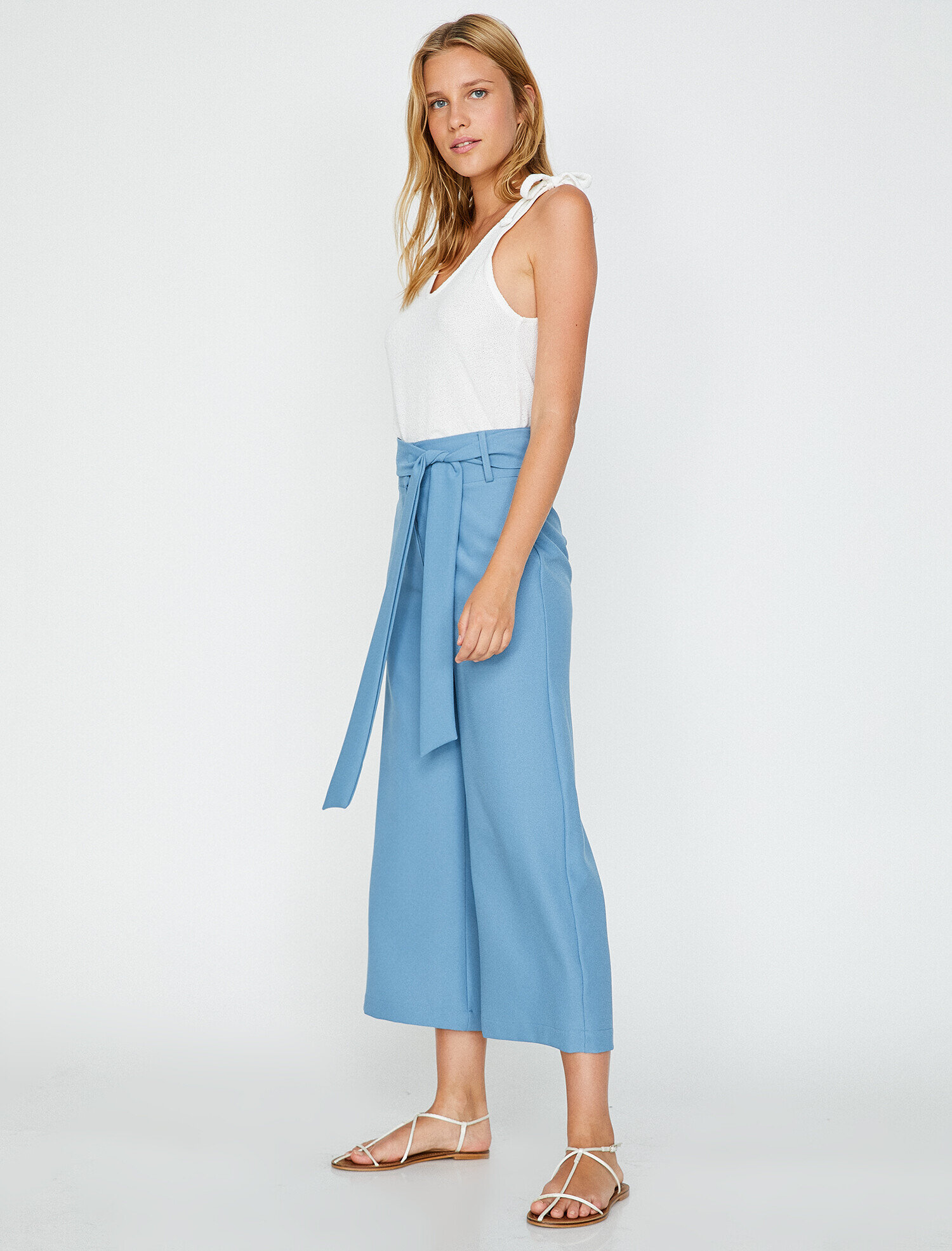   Beli Bağlamalı Pantolon