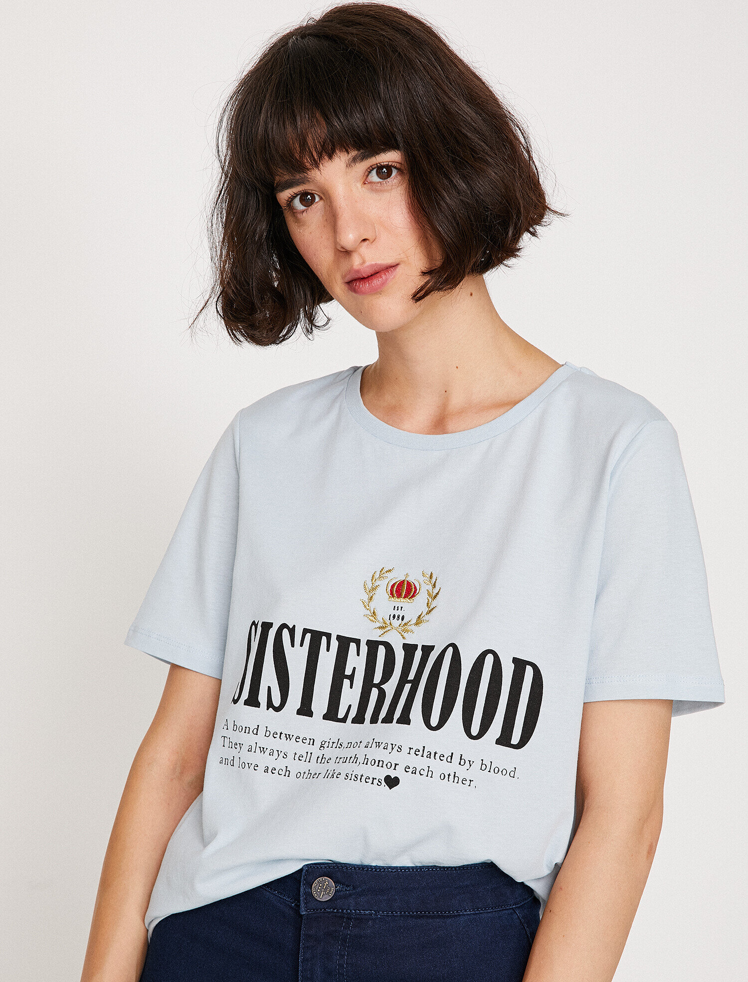   Yazılı Baskılı Tişört