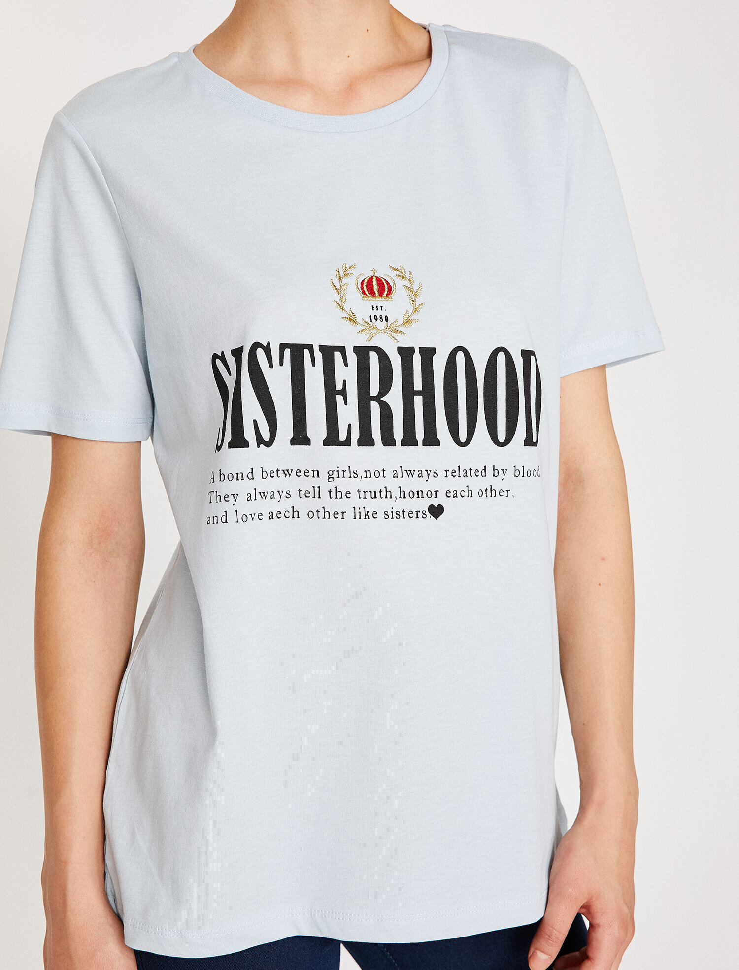   Yazılı Baskılı Tişört