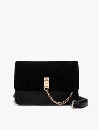 Suni Deri Omuz Çantası