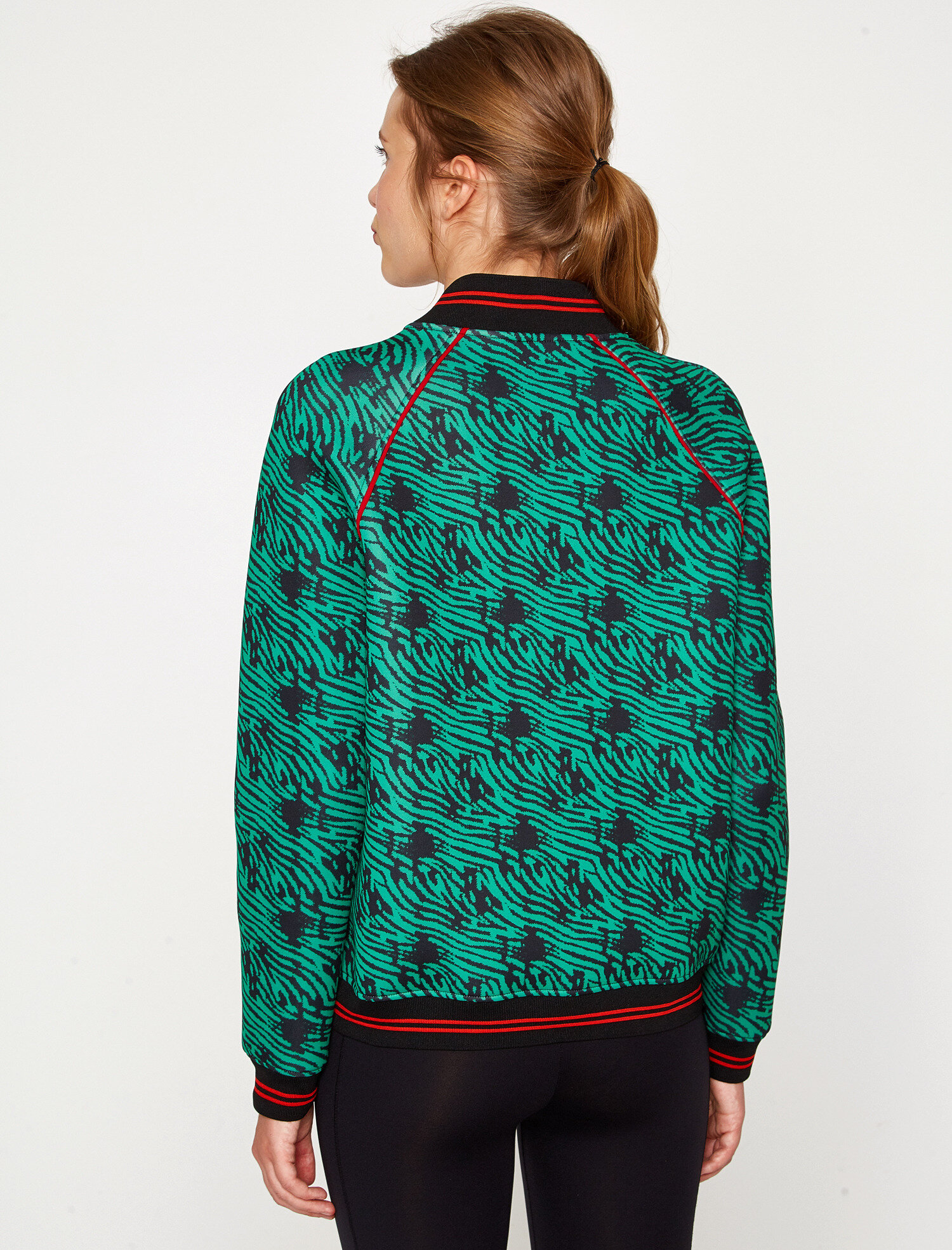 Desenli Bomber Ceket