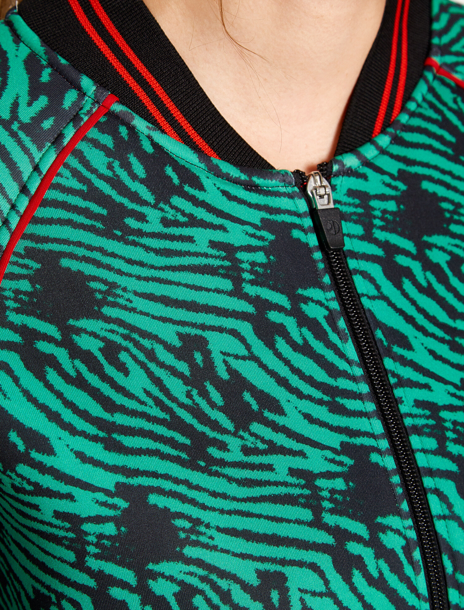 Desenli Bomber Ceket