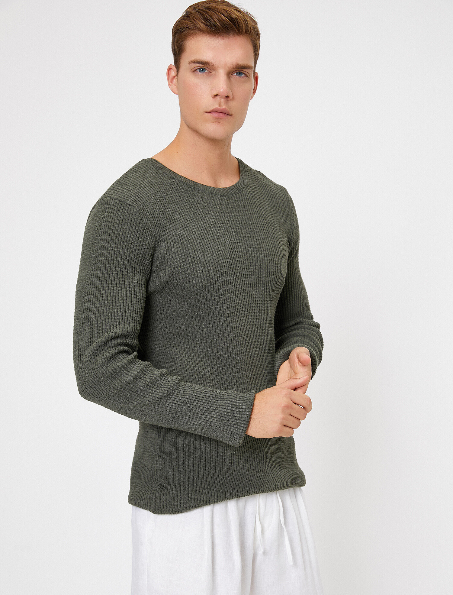   Triko Kazak Bisiklet Yaka