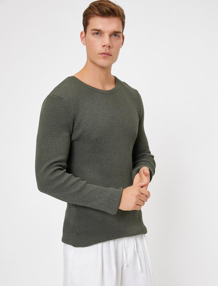  Triko Kazak Bisiklet Yaka