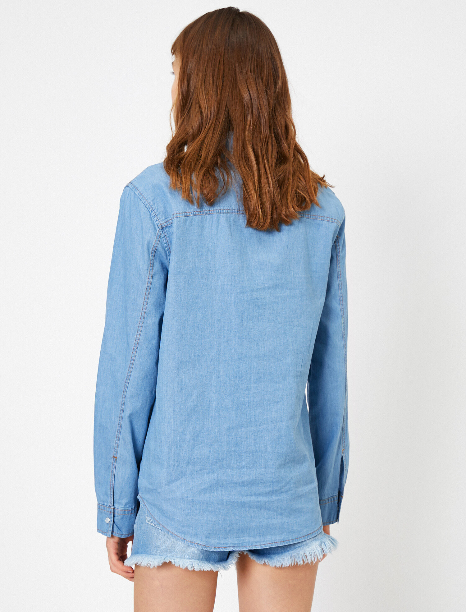   Jean Denim Cepli Gömlek