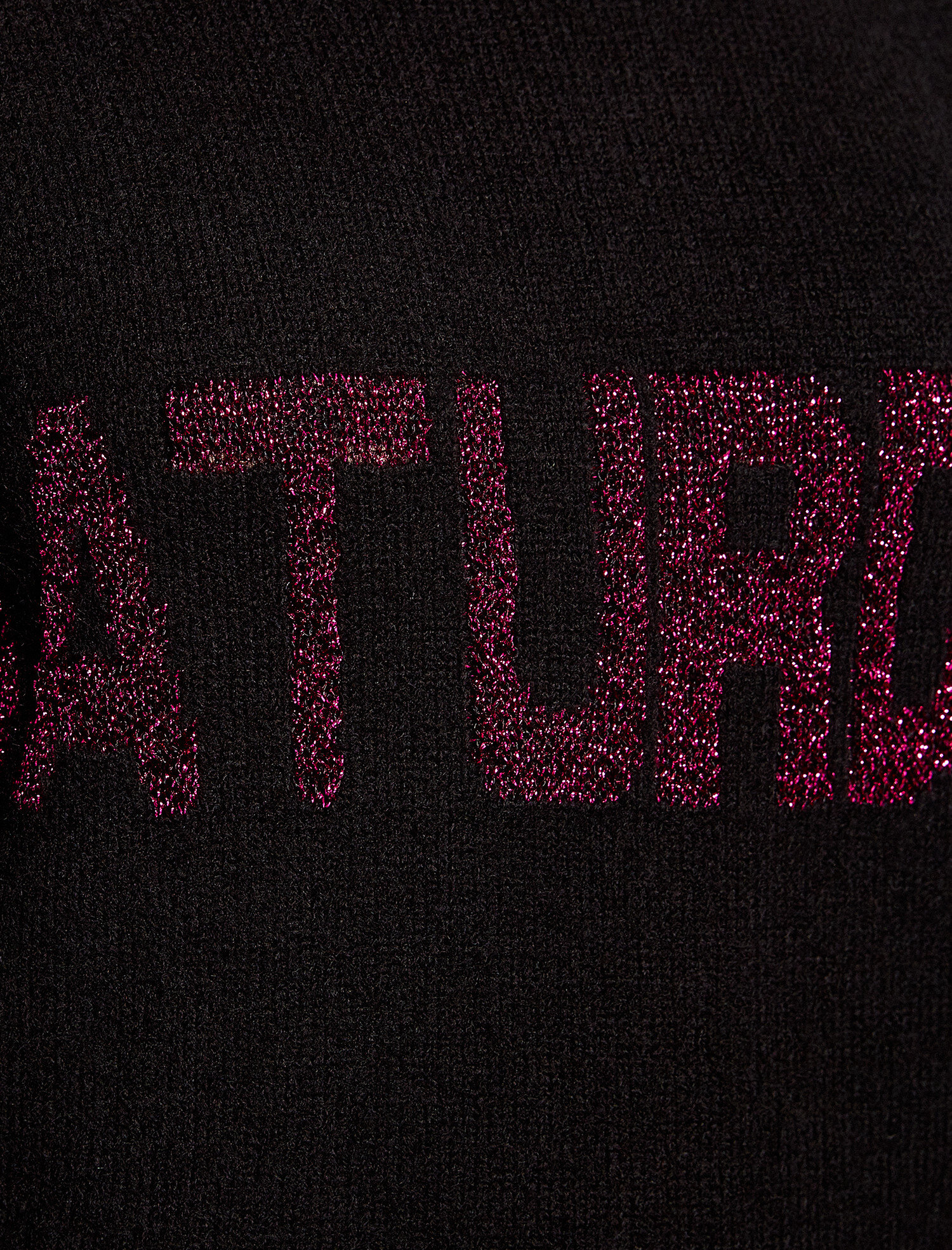   Yazılı Baskılı Triko Kazak