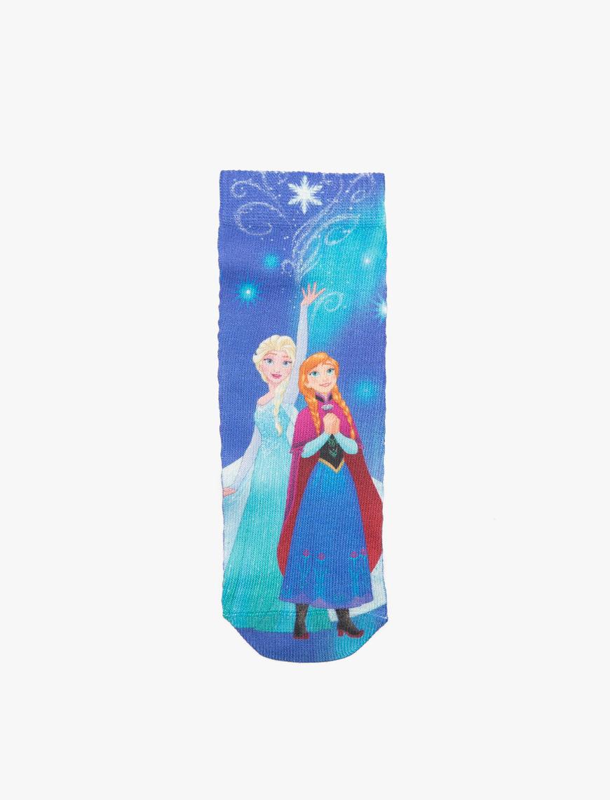  Kız Çocuk Frozen Desenli Çorap