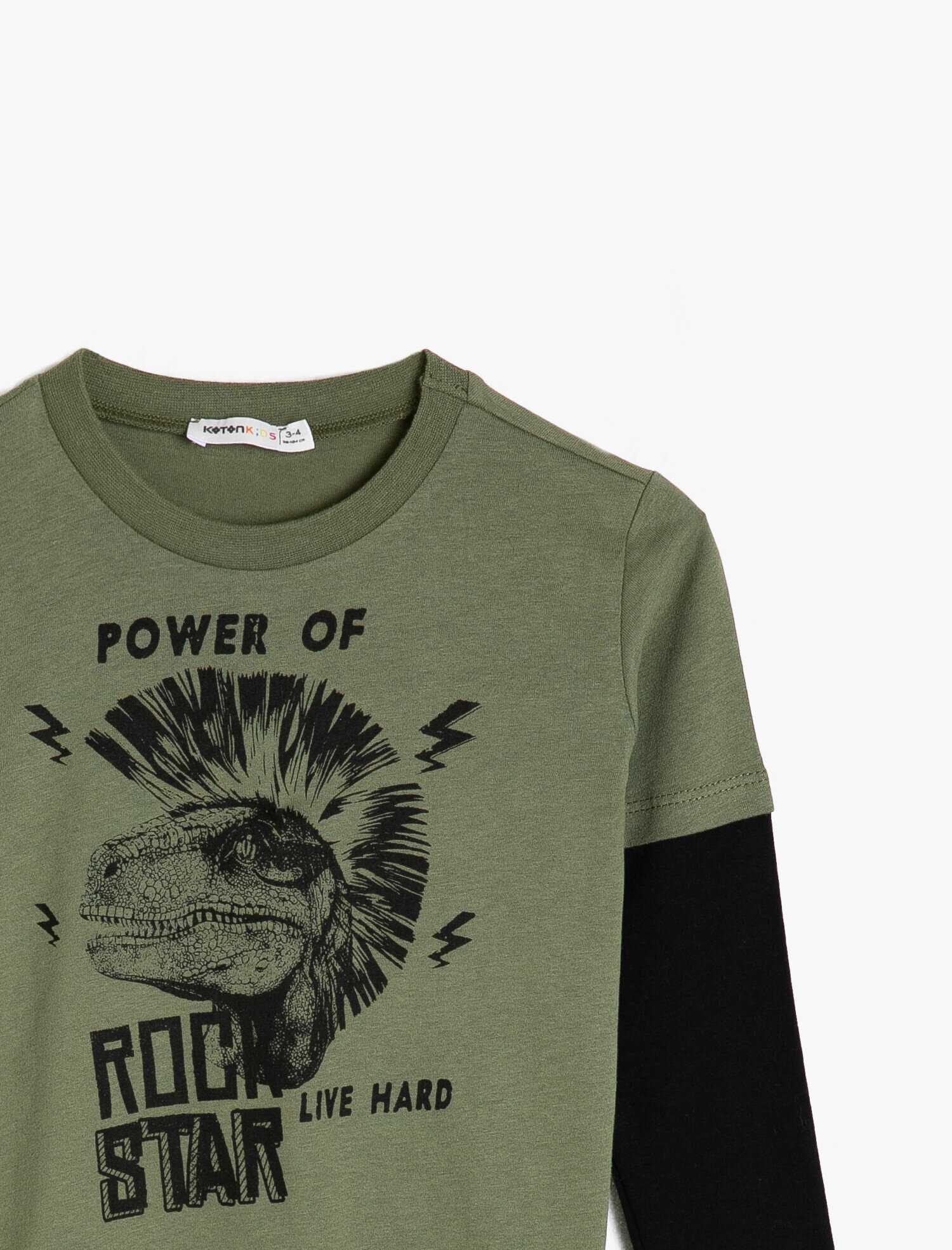  Erkek Çocuk Baskılı Tişört Uzun Kollu