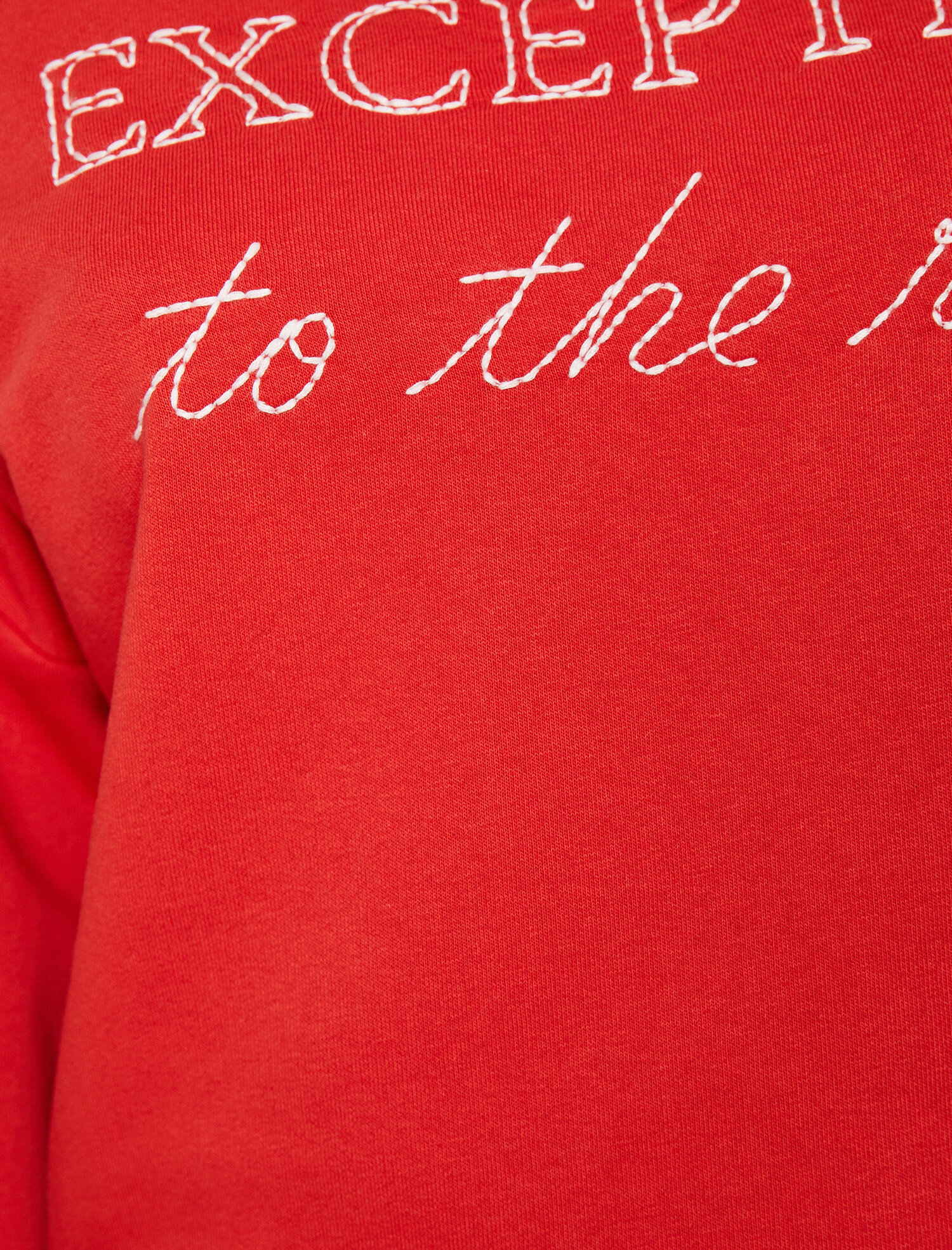   Yazılı Baskılı Sweatshirt