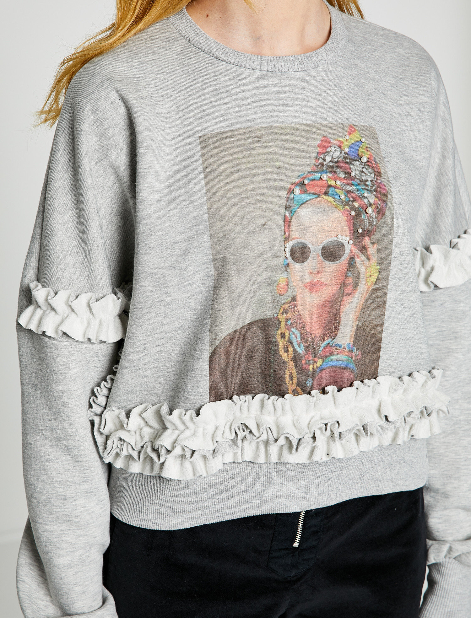  Baskılı Sweatshirt