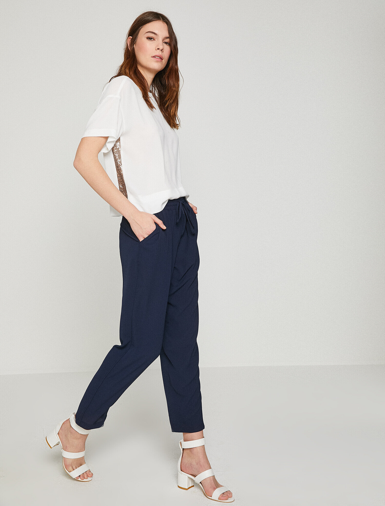   Beli Bağlamalı Pantolon