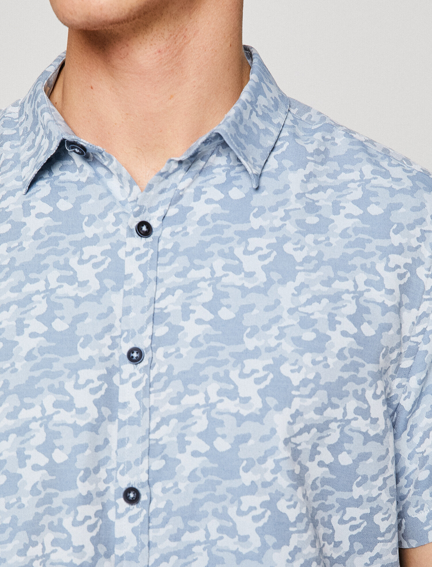   Kamuflaj Desenli Gömlek