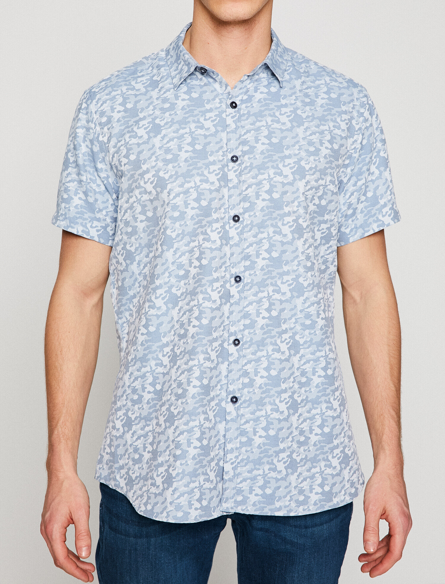   Kamuflaj Desenli Gömlek