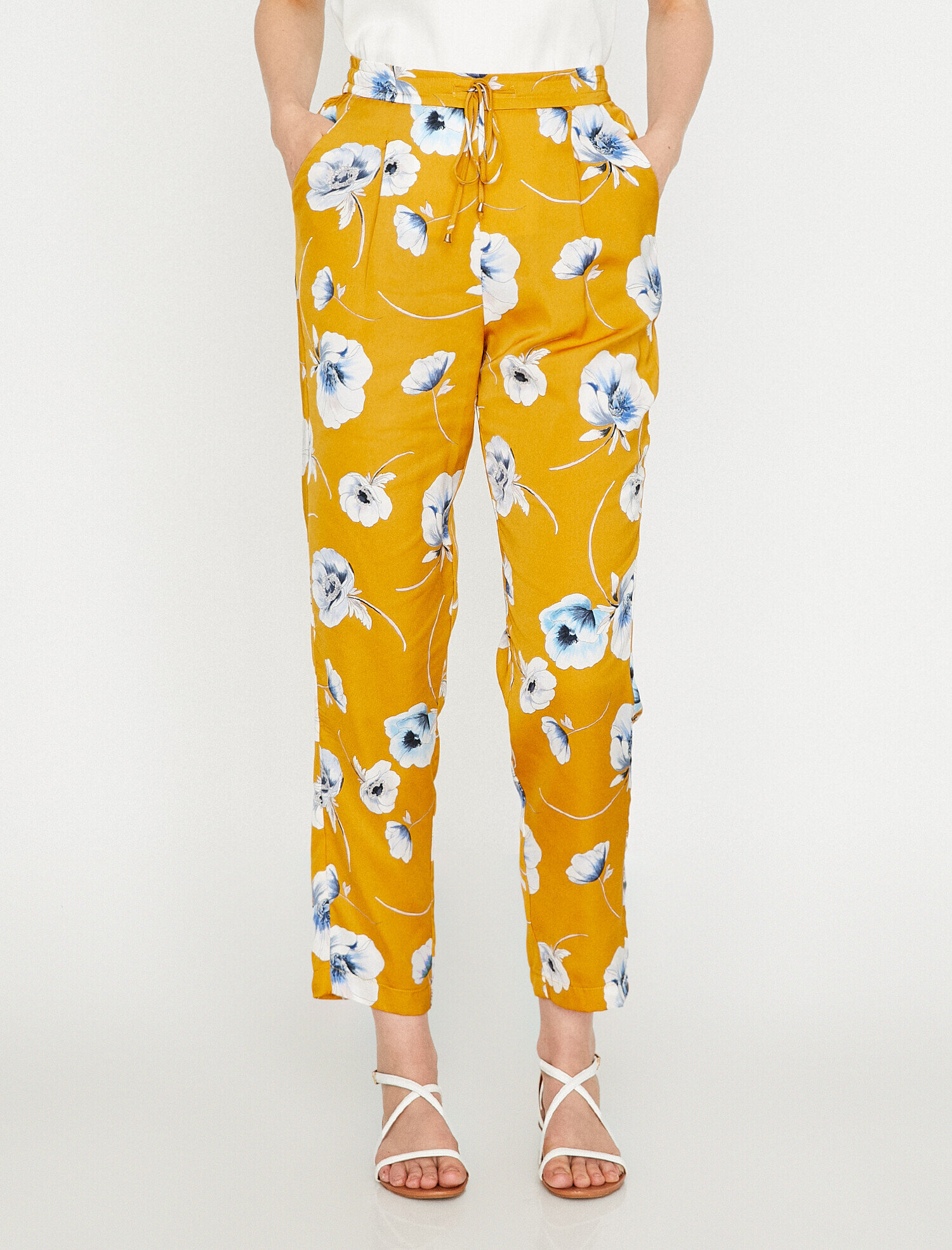 Çiçekli Pantolon