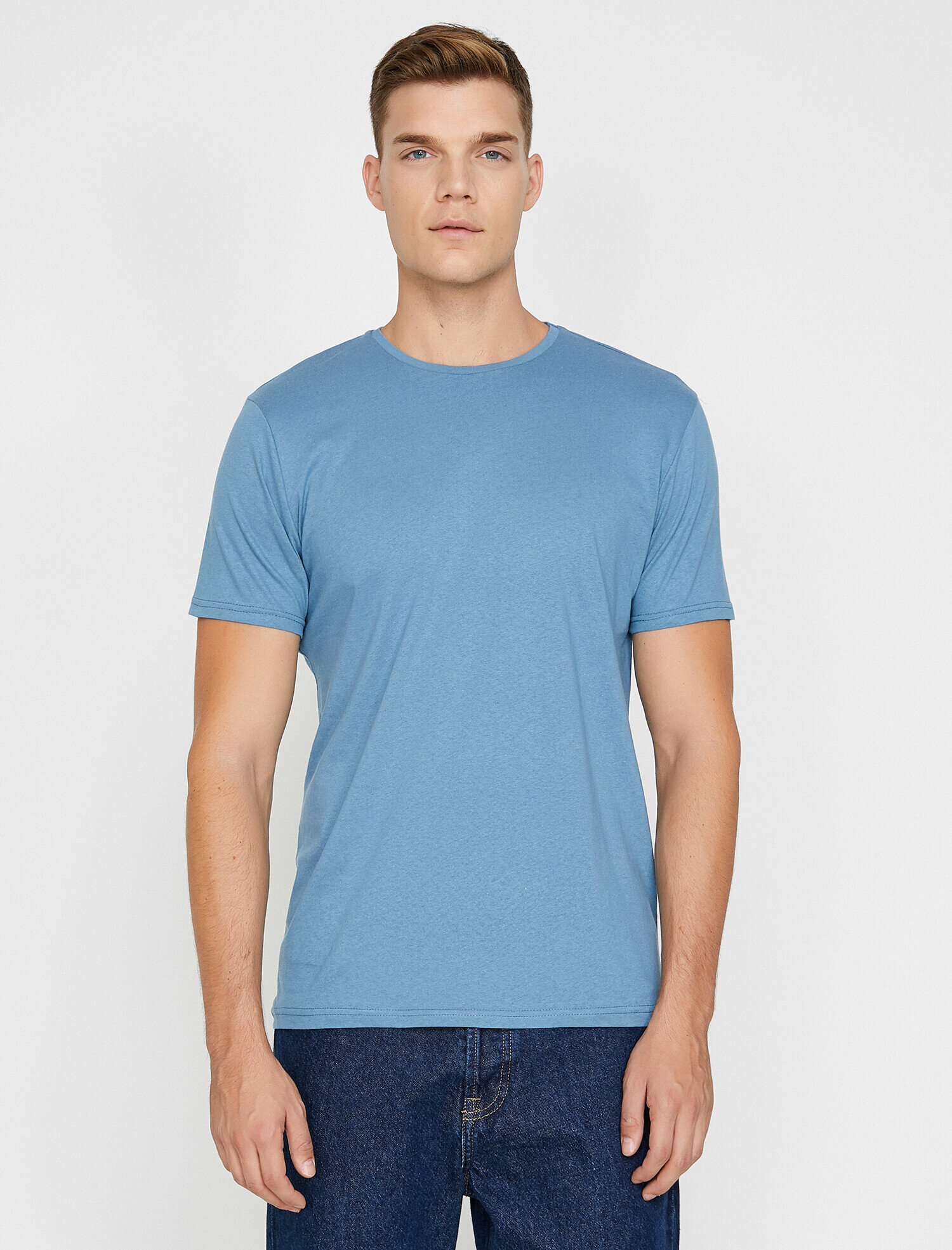   Bisiklet Yaka Tişört