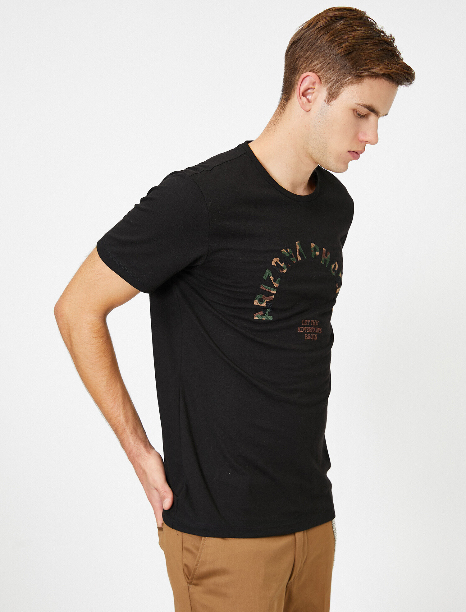   Baskılı Tişört Kısa Kollu