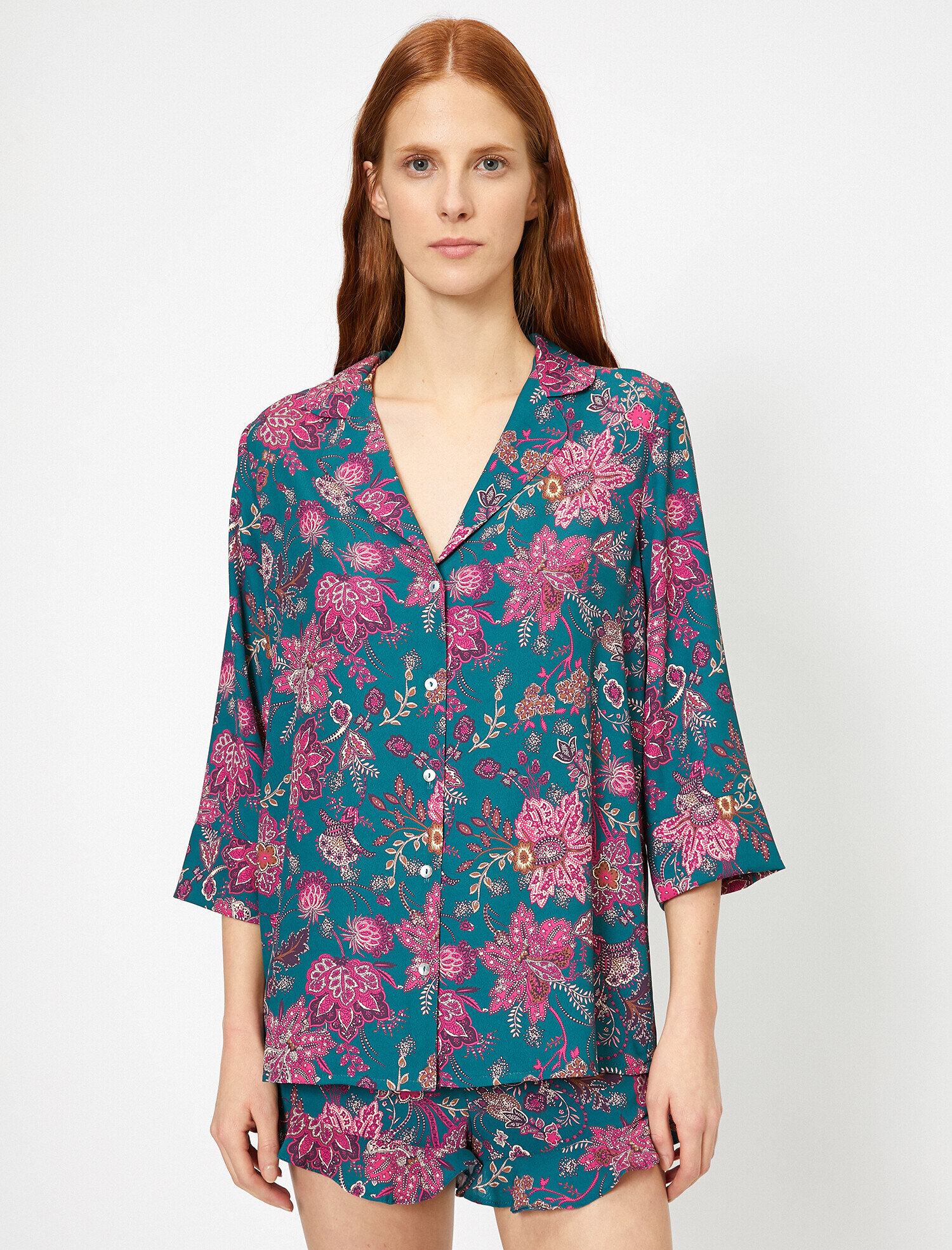   Desenli Pijama Üstü