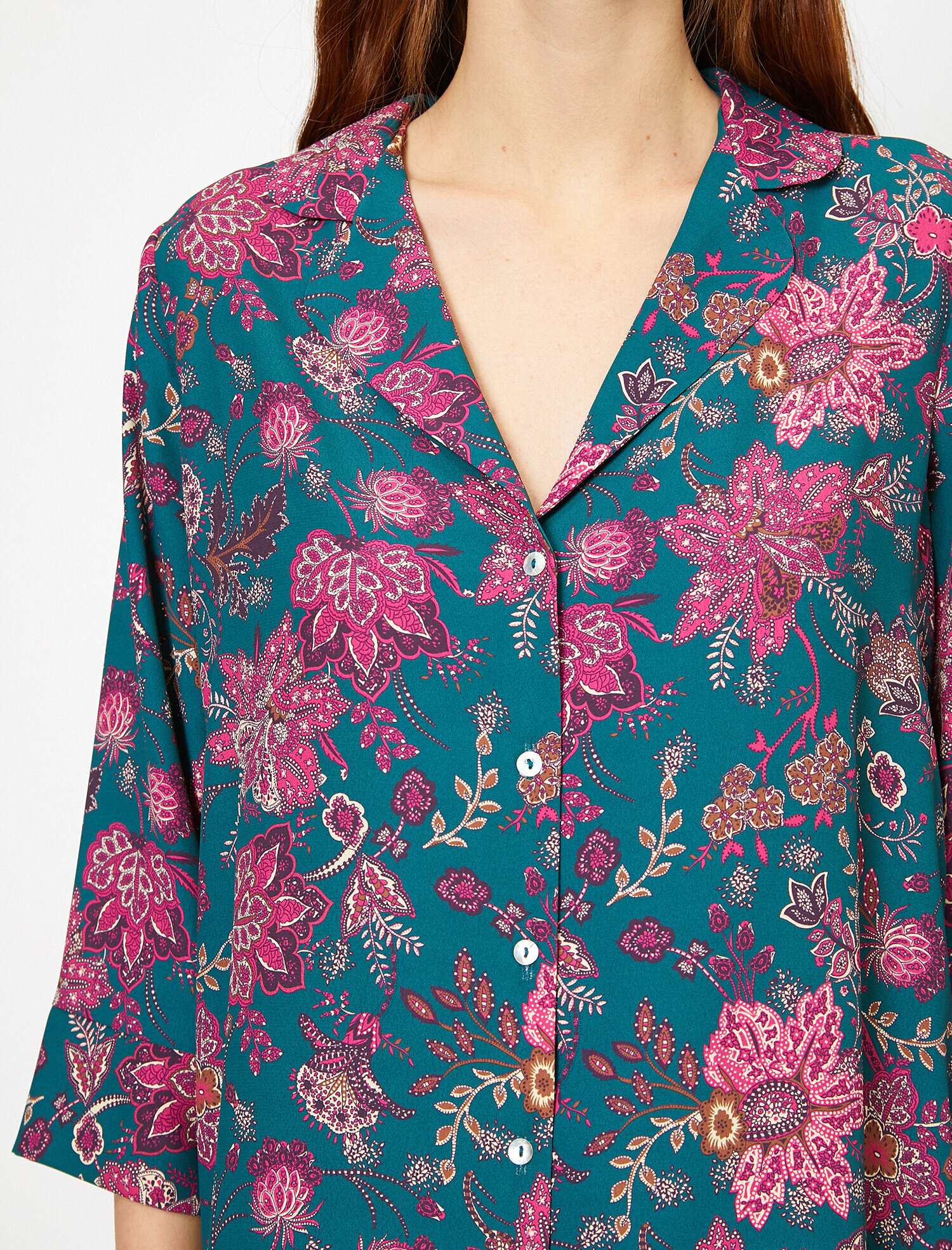   Desenli Pijama Üstü