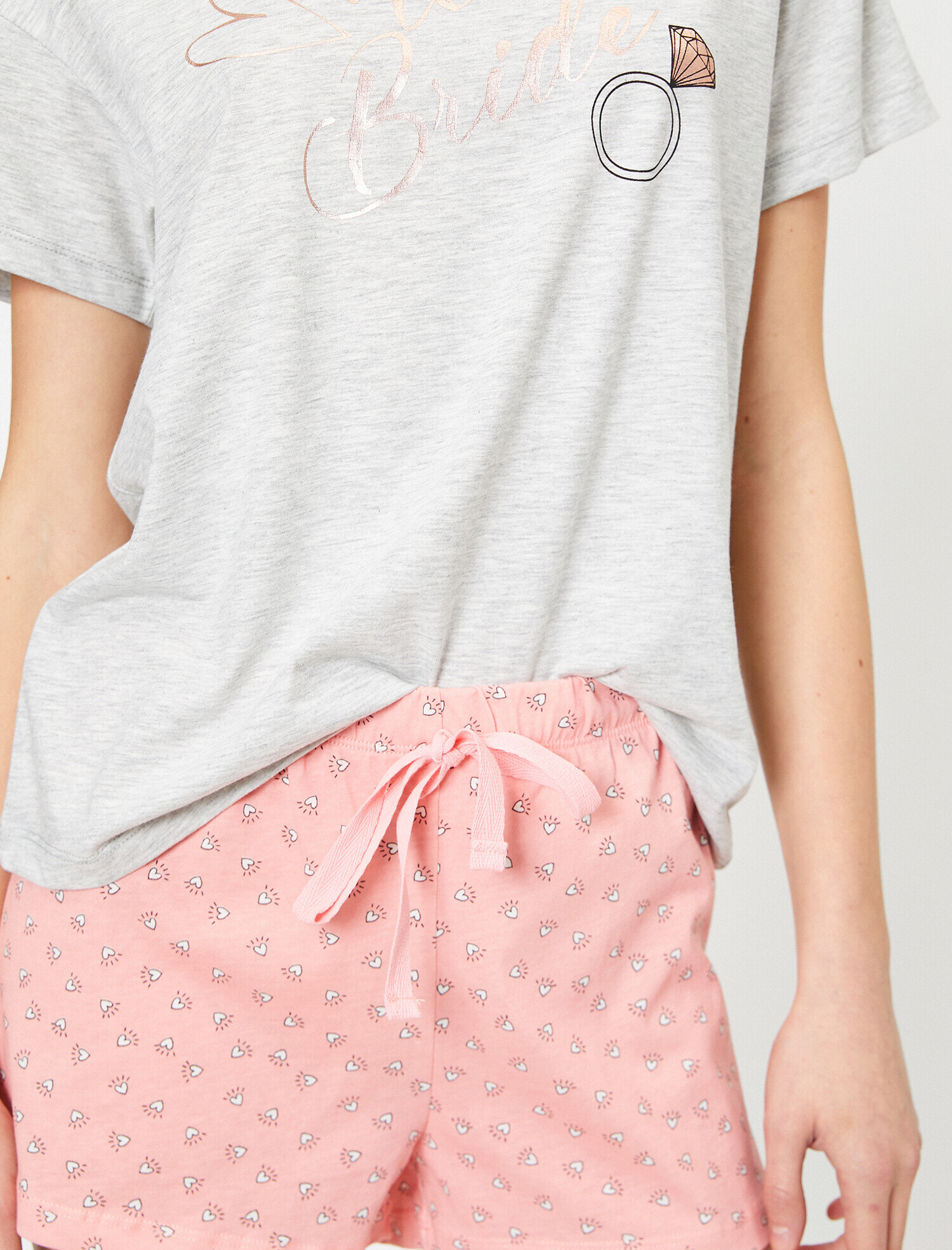   Bridal Temalı Pamuklu Pijama Takımı