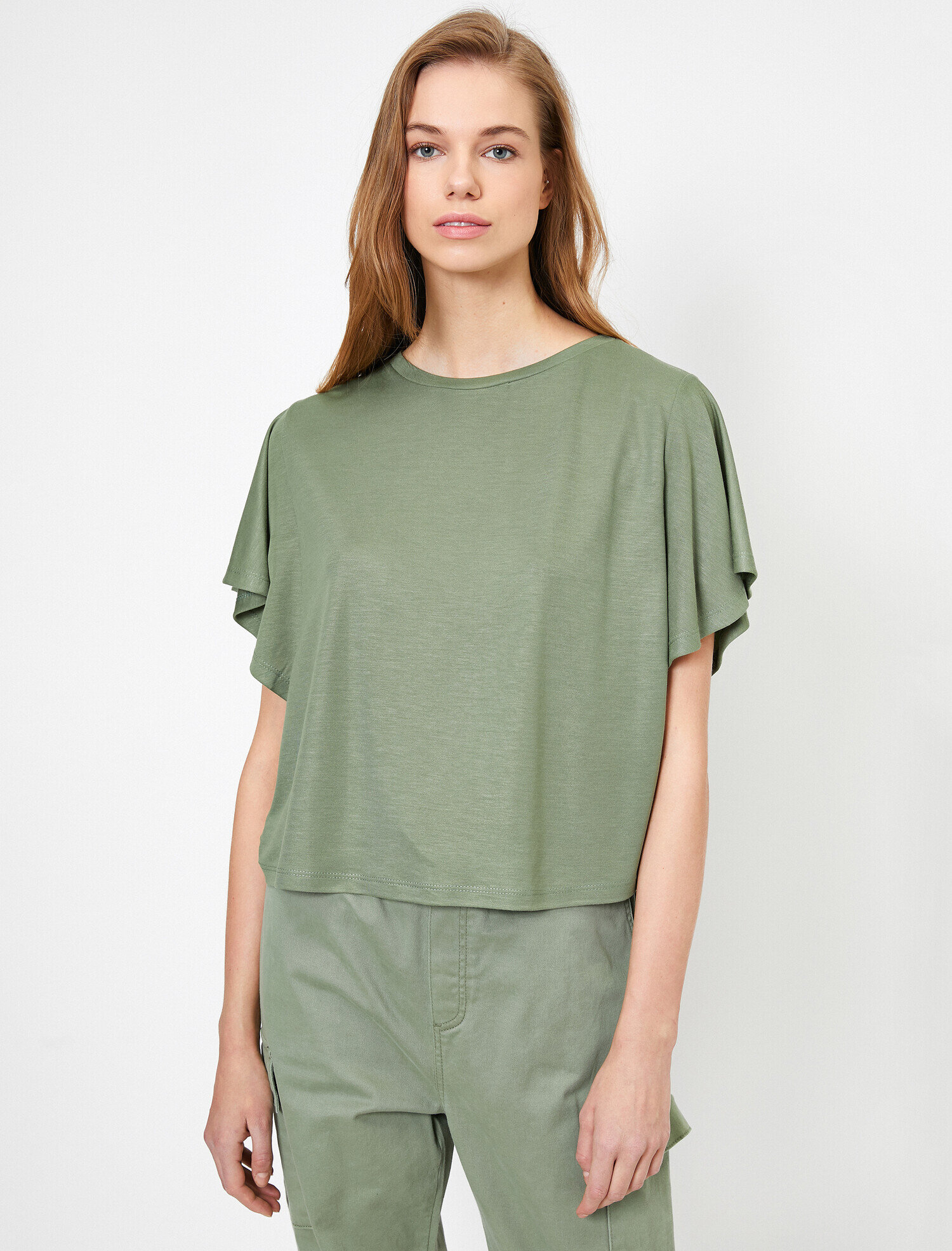   Bisiklet Yaka Kısa Kollu Tişört