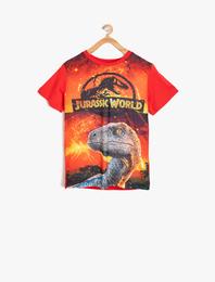 Jurassic World Baskılı Tişört