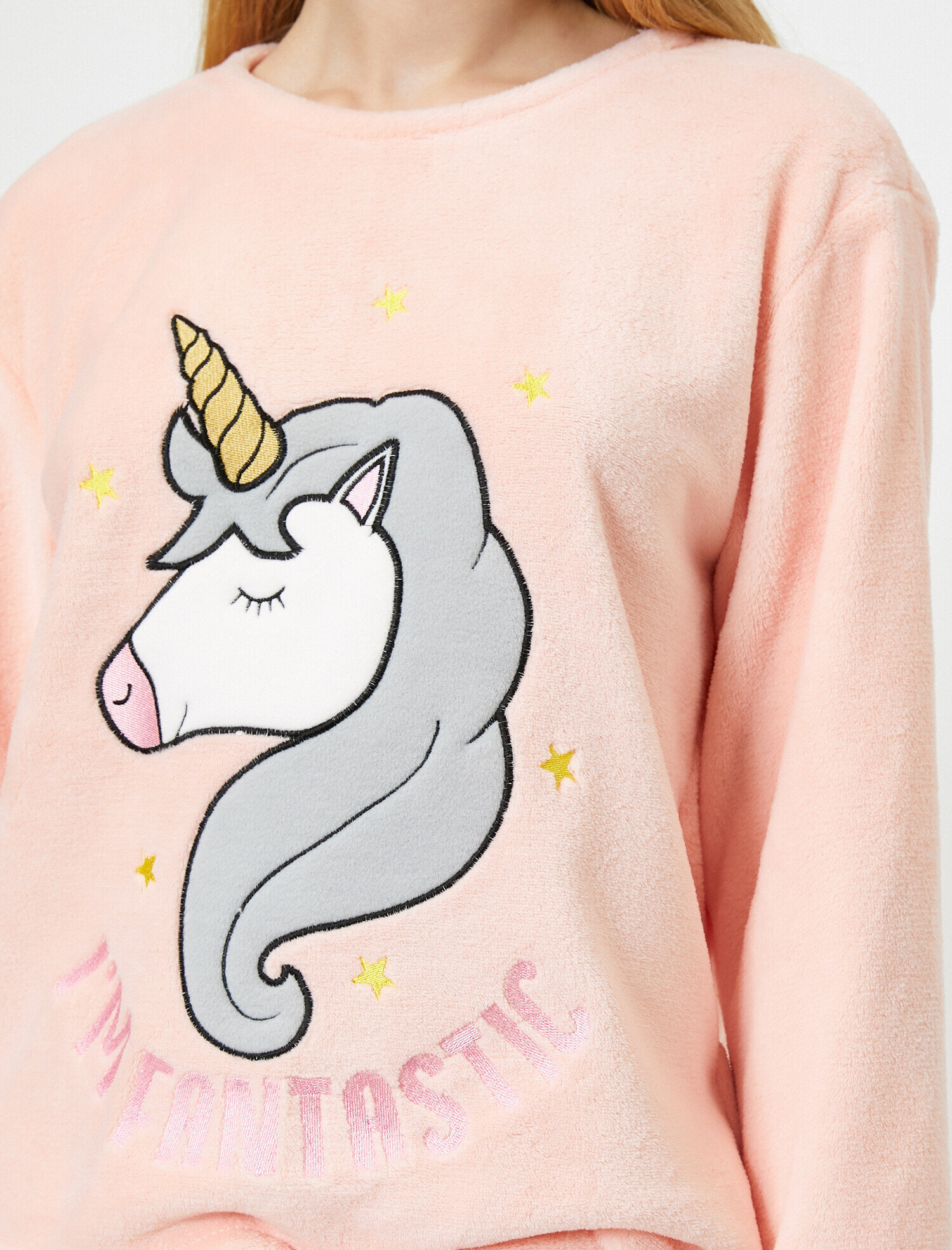   İşlemeli Pijama Seti