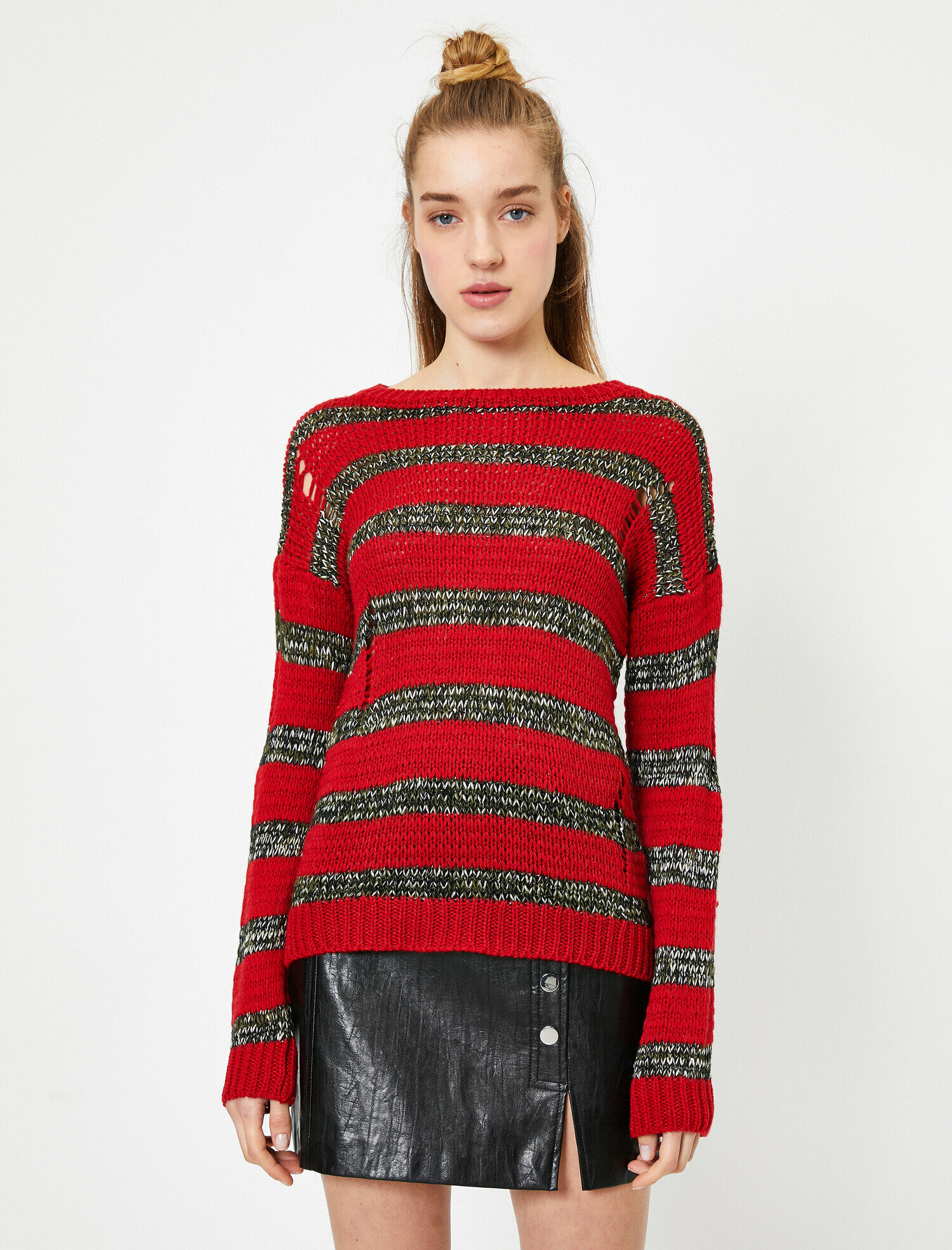   Örgülü Triko Kazak