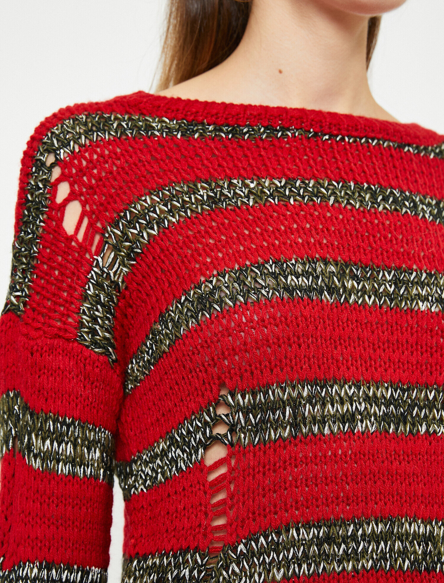   Örgülü Triko Kazak