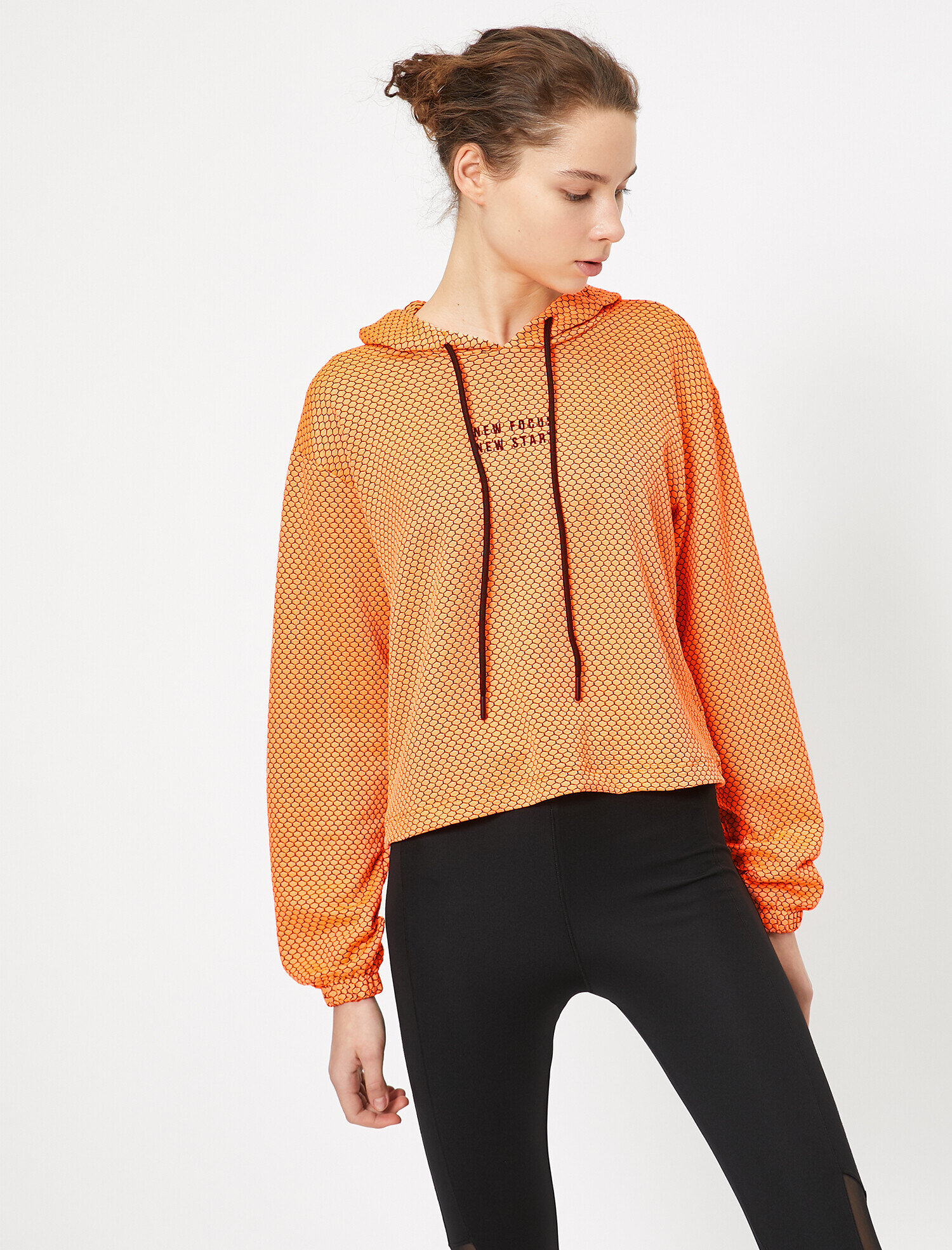   Yazılı Baskılı Sweatshirt