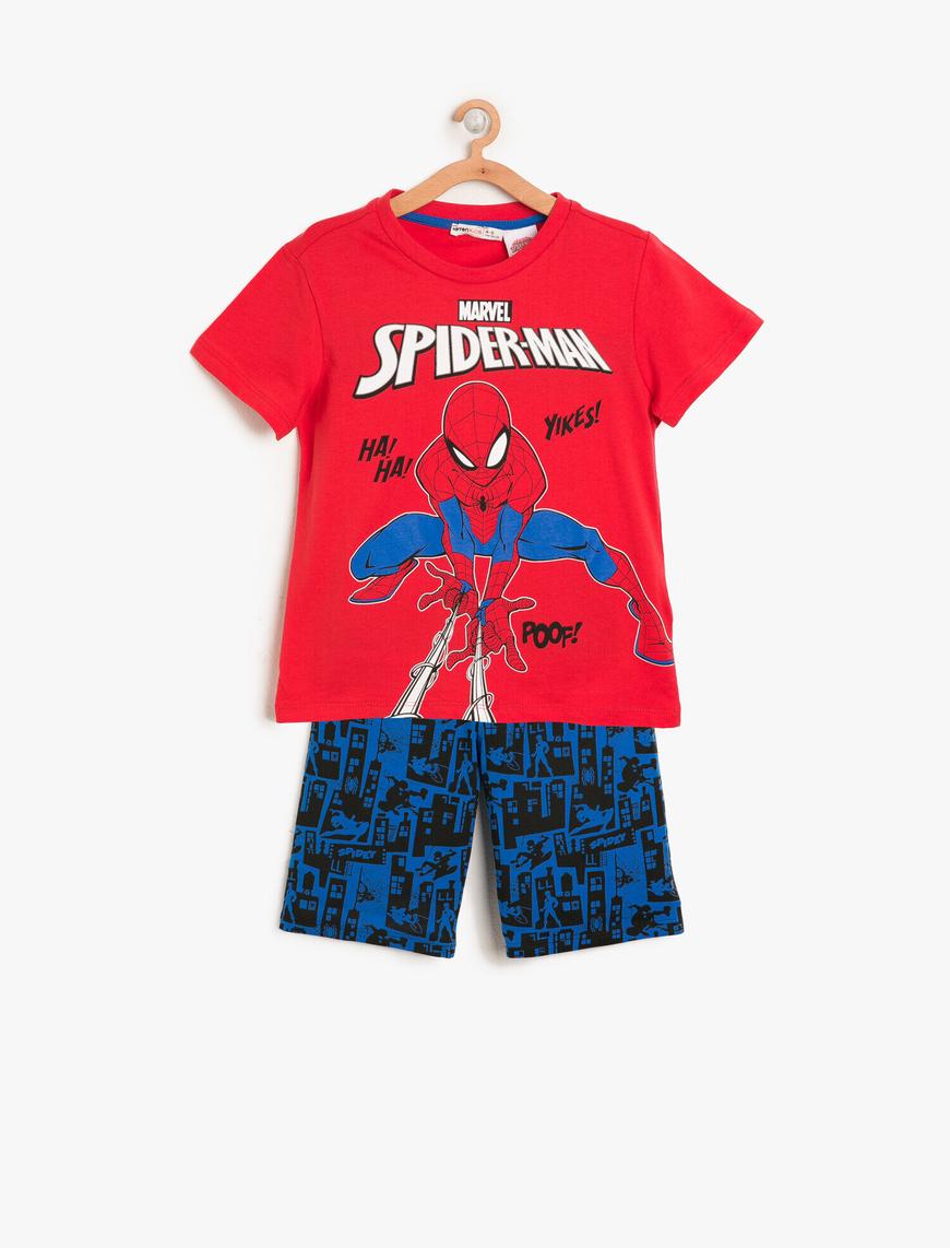  Erkek Çocuk Spiderman Baskılı Pijama