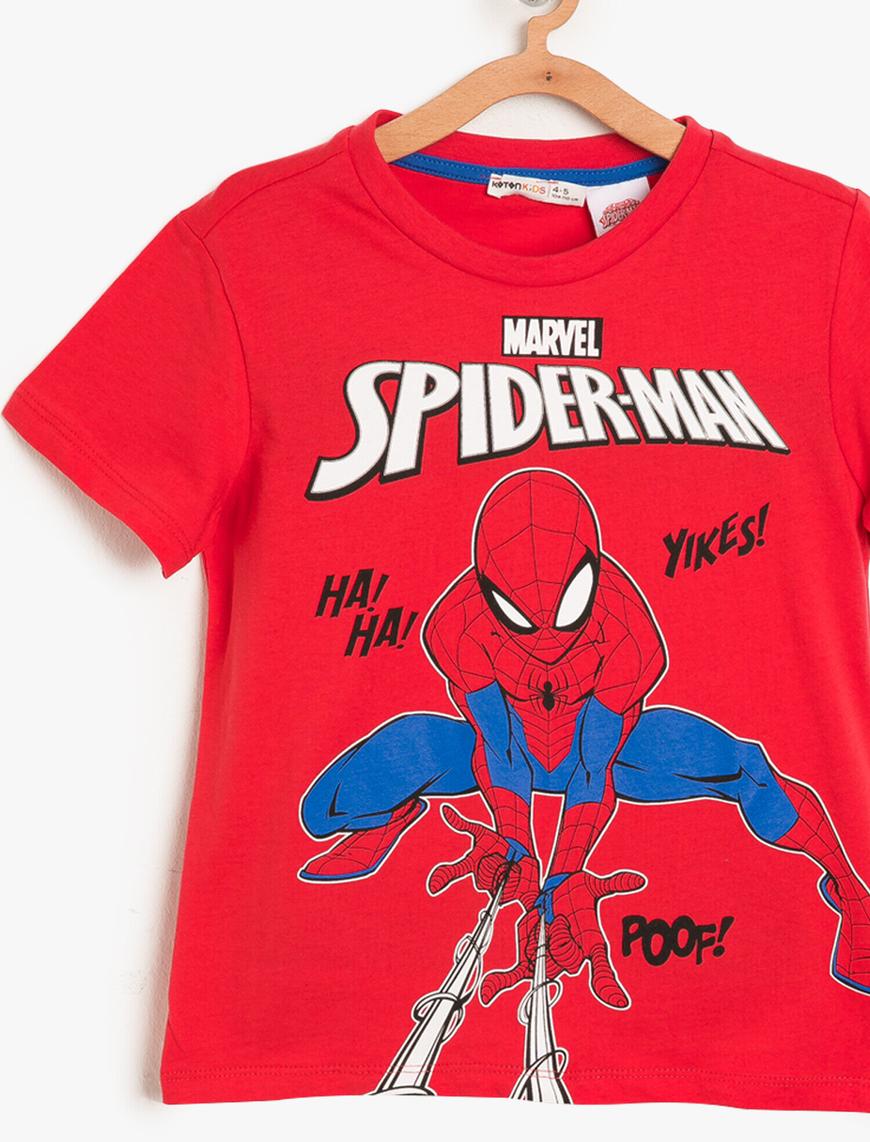  Erkek Çocuk Spiderman Baskılı Pijama