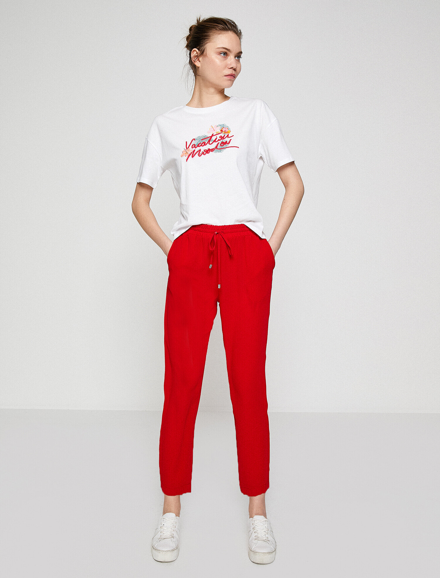   Beli Bağlamalı Pantolon