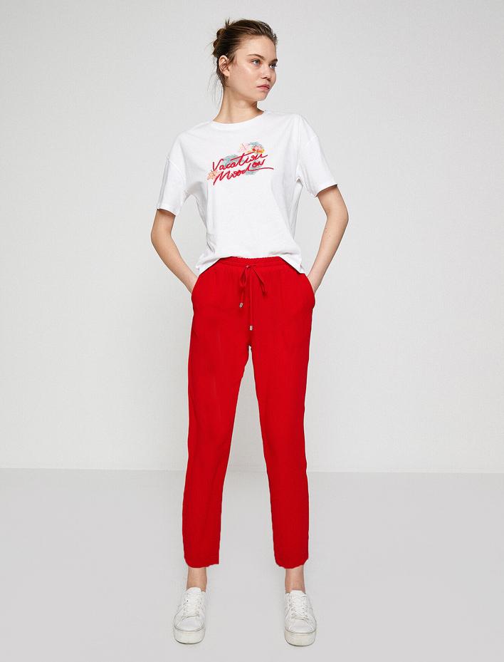  Beli Bağlamalı Pantolon