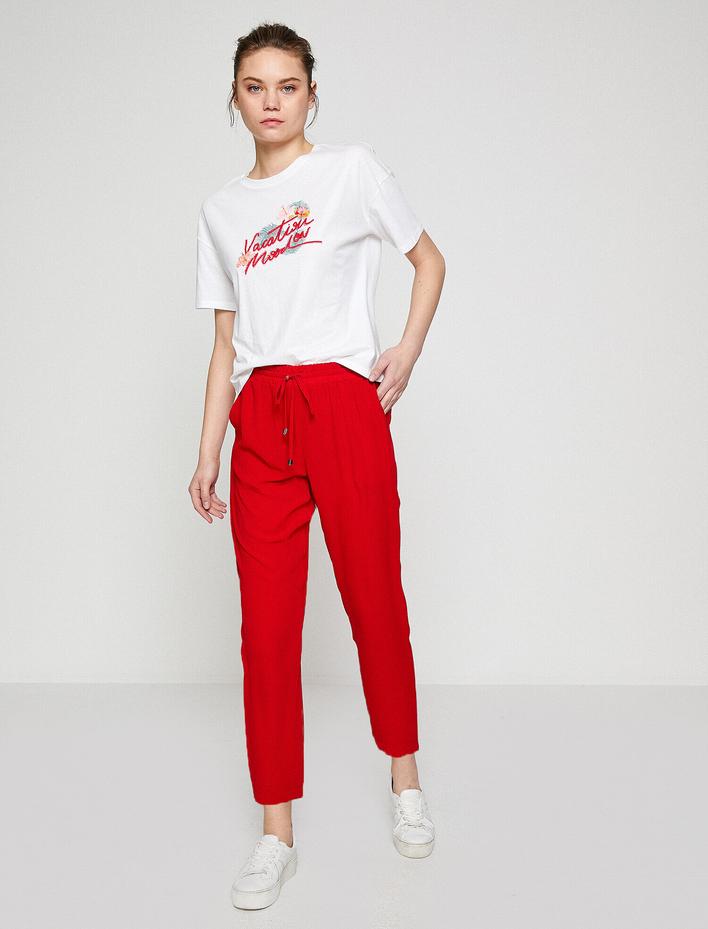  Beli Bağlamalı Pantolon