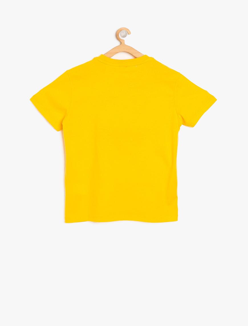  Erkek Çocuk Emoji Lisanslı Baskılı Tişört