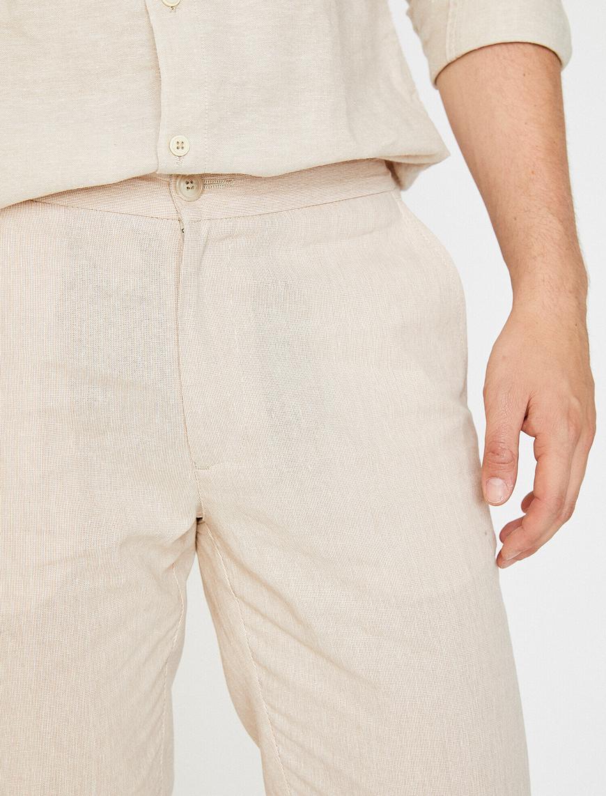   Slim Fit Crop Pantolon