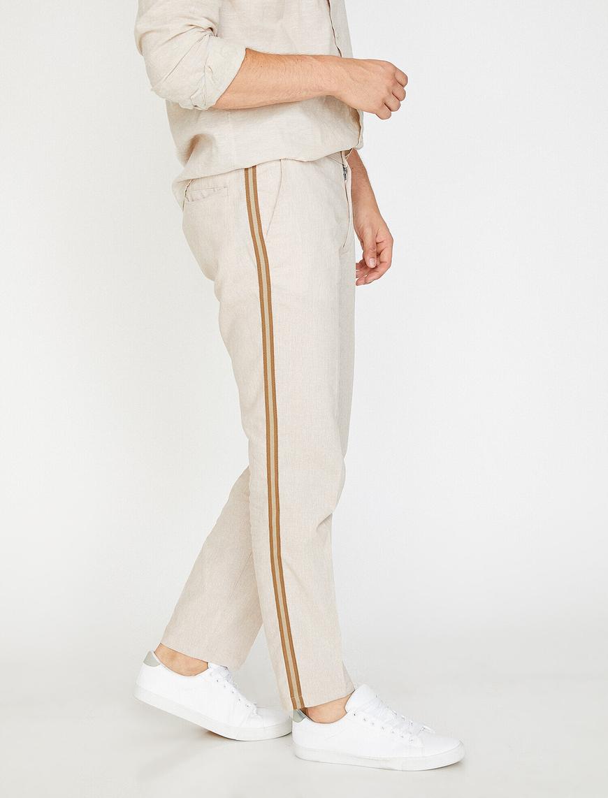   Slim Fit Crop Pantolon