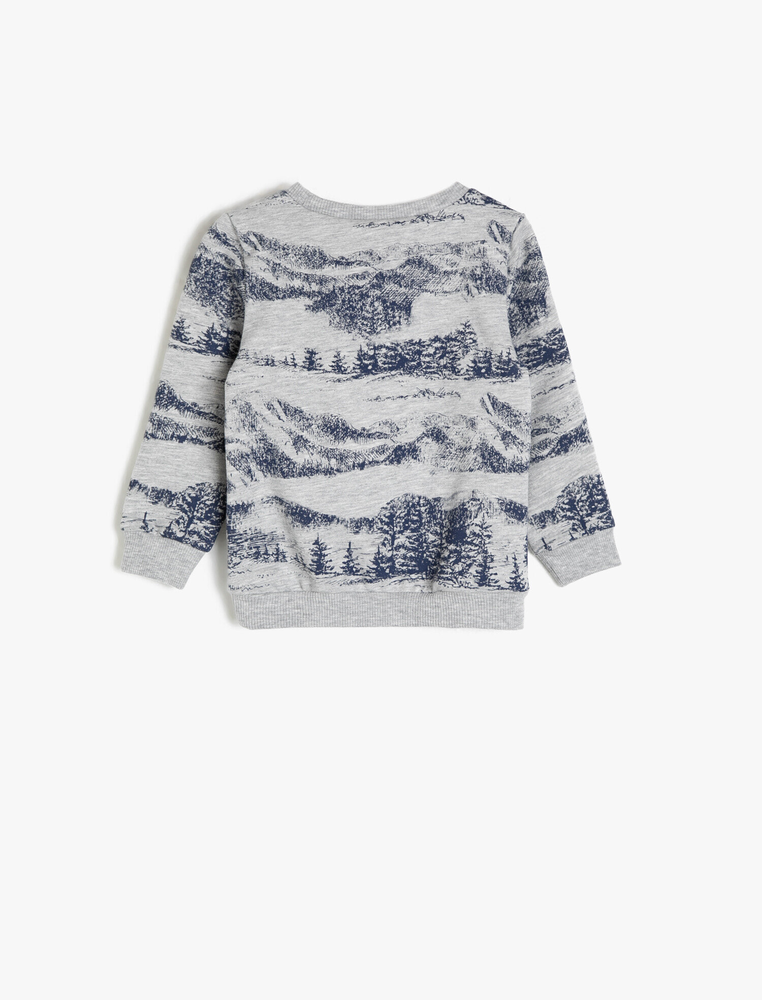Erkek Bebek Yazılı Baskılı Sweatshirt