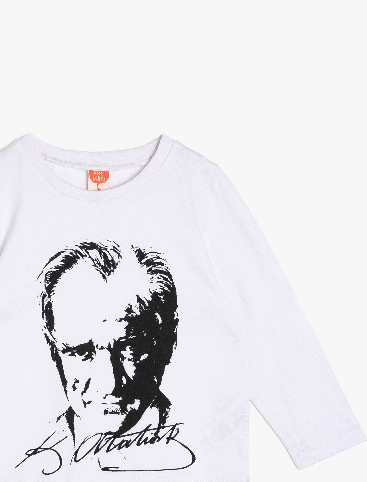  Erkek Bebek Atatürk Baskılı Tişört