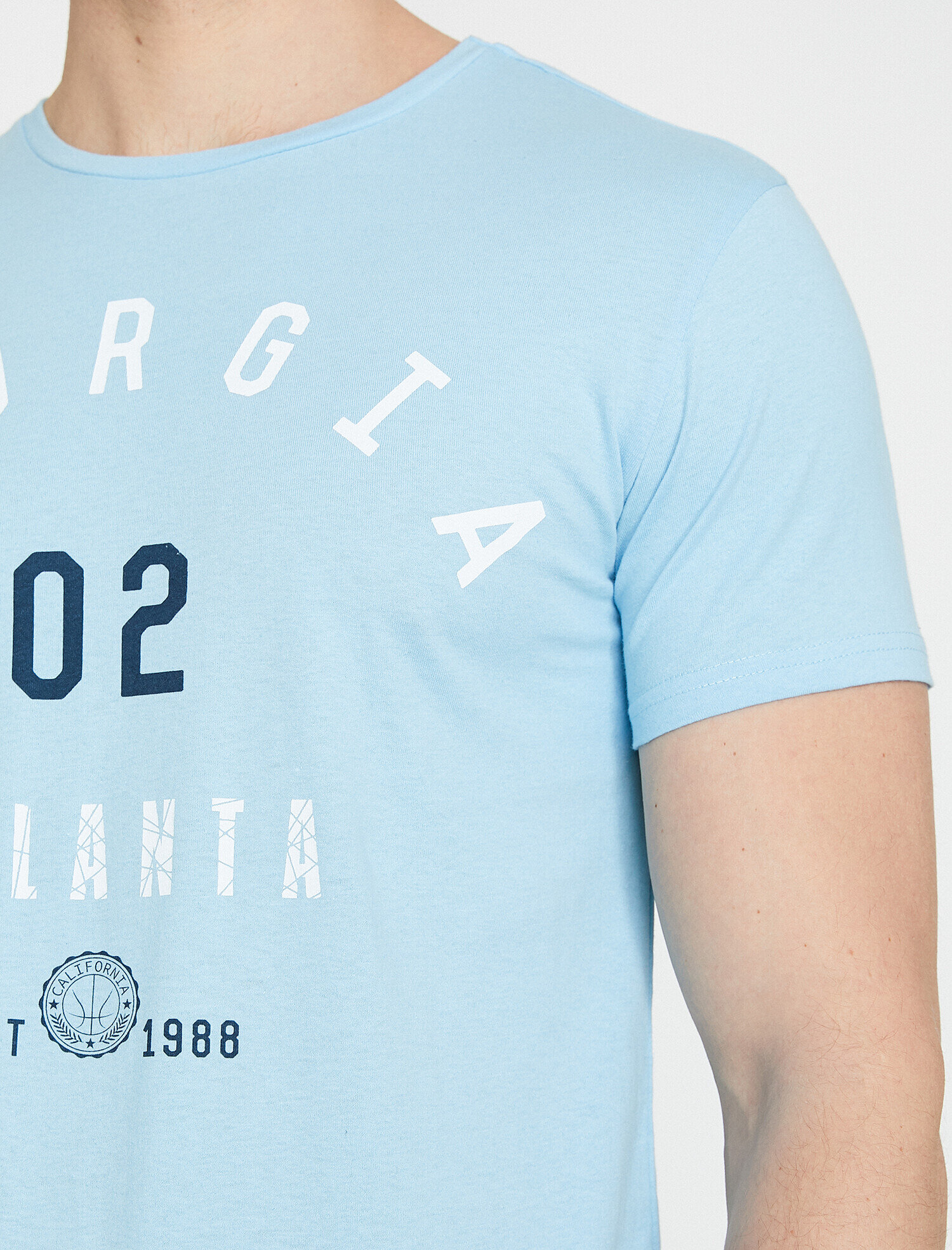 Baskılı Tişört Kısa Kollu