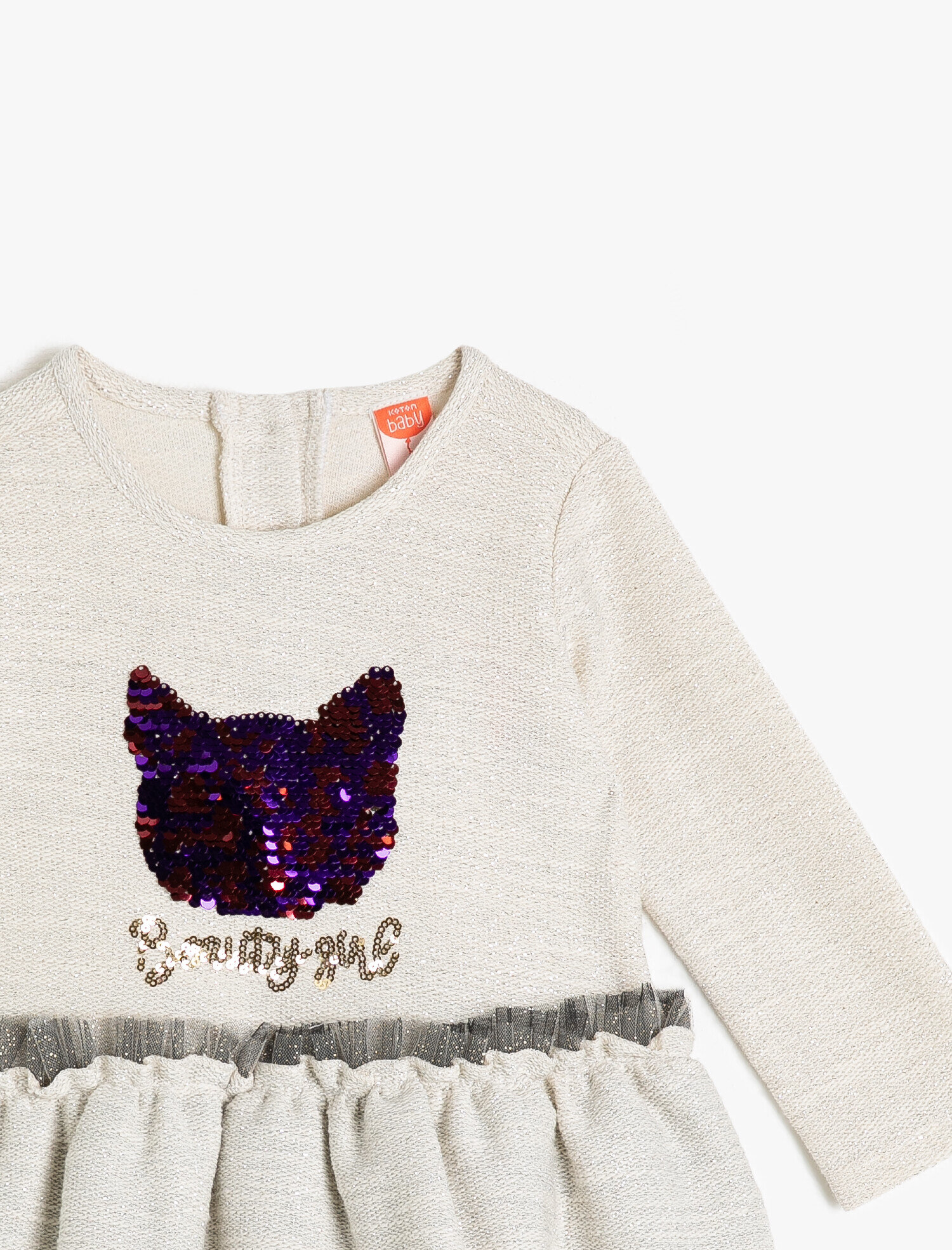  Kız Bebek Pul Detaylı Elbise