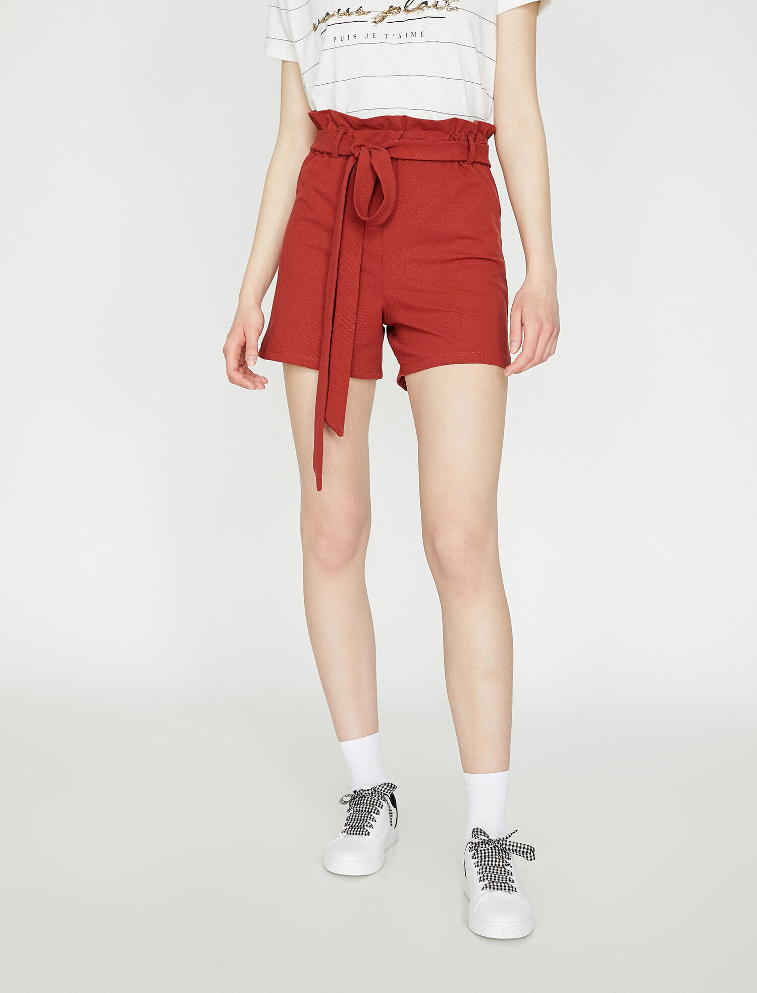   Beli Bağlamalı Şort