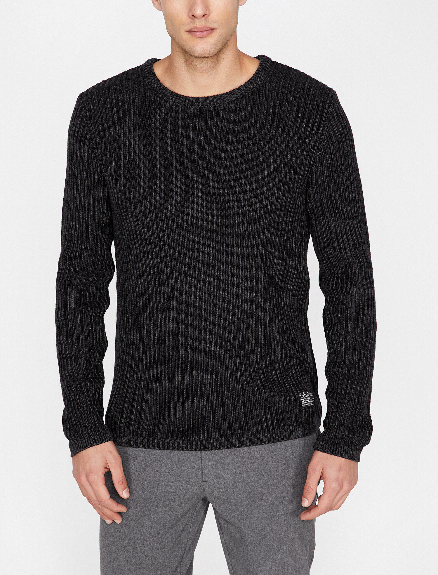   Bisiklet Yaka Triko Kazak