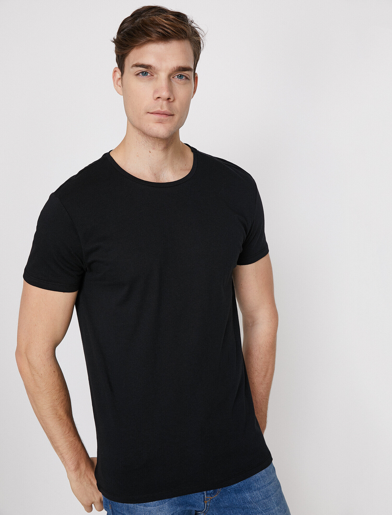 Bisiklet Yaka Tişört