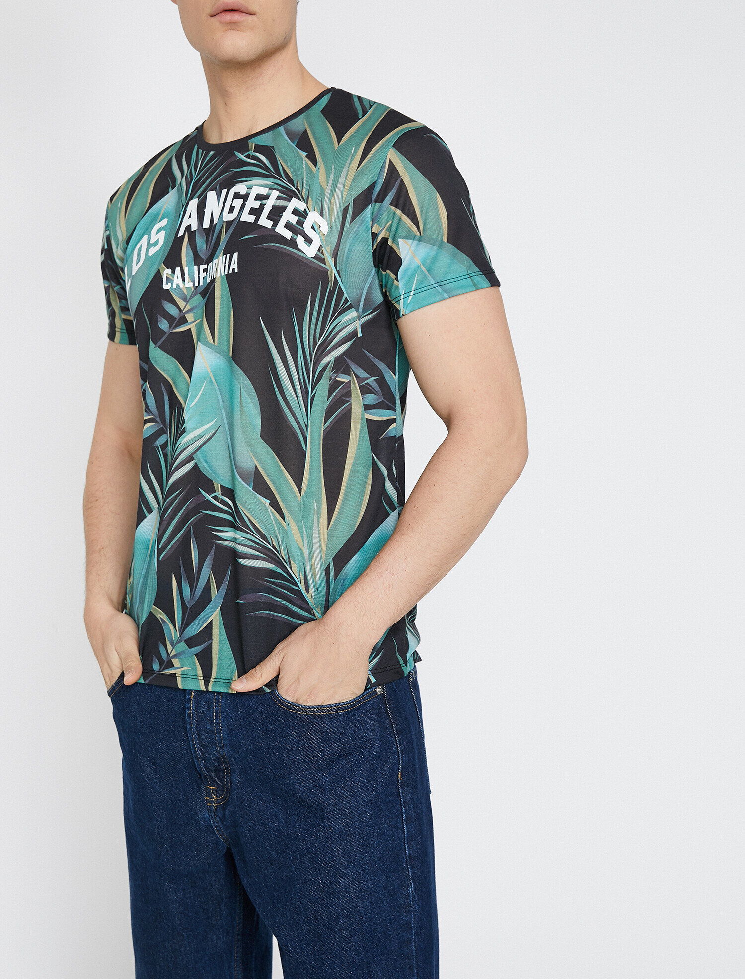   Desenli Tişört Kısa Kollu