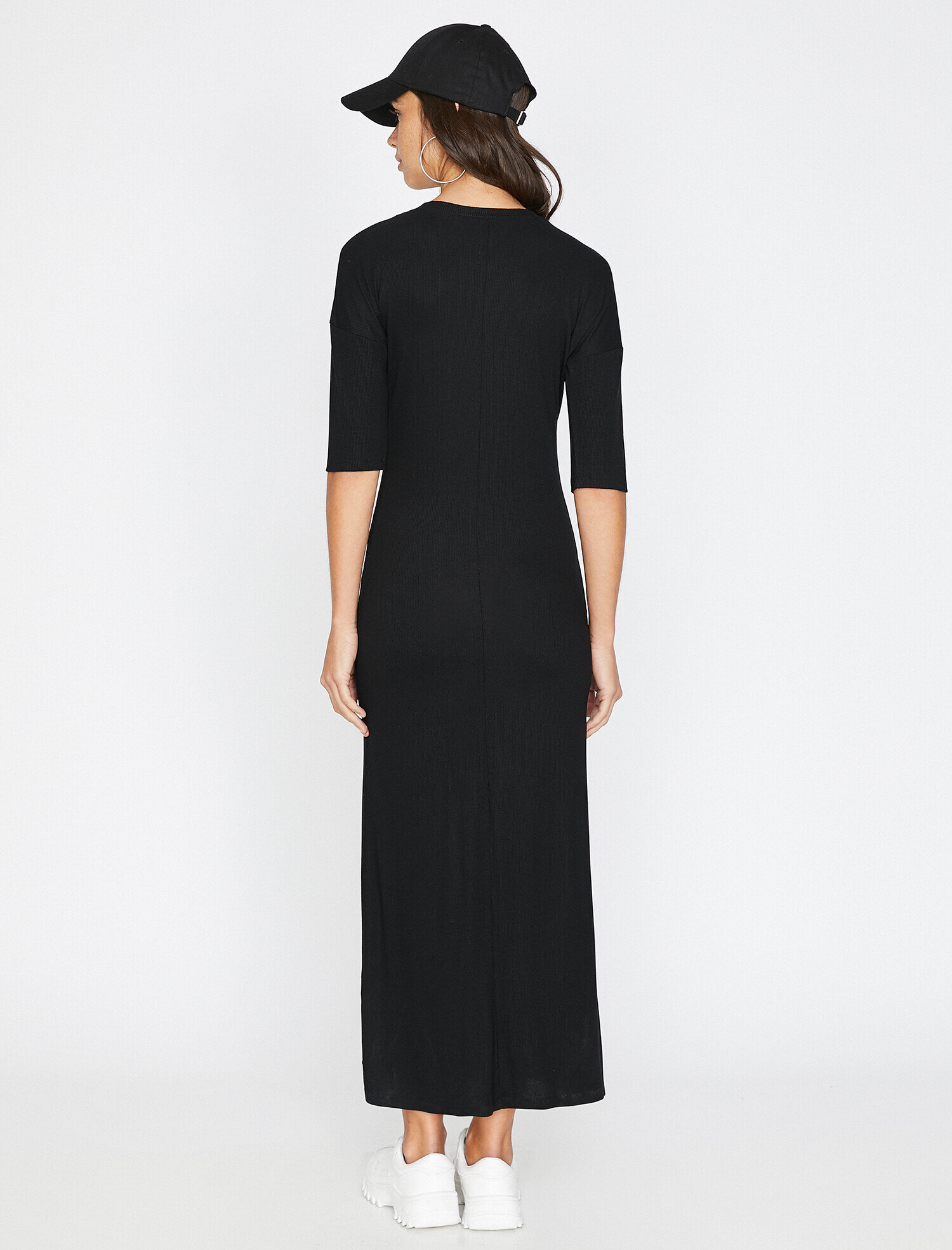   Yazılı Baskılı Elbise